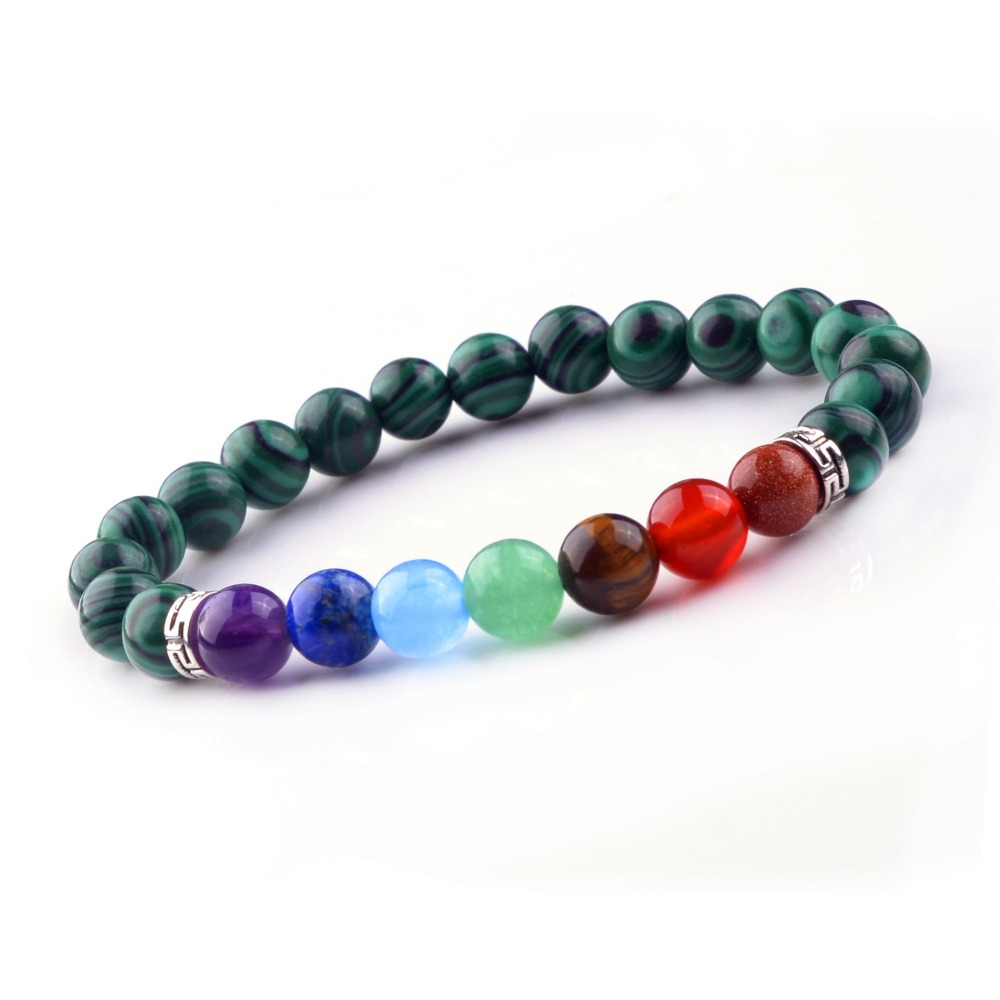 7 Chakra Stone 8MM Bracelet