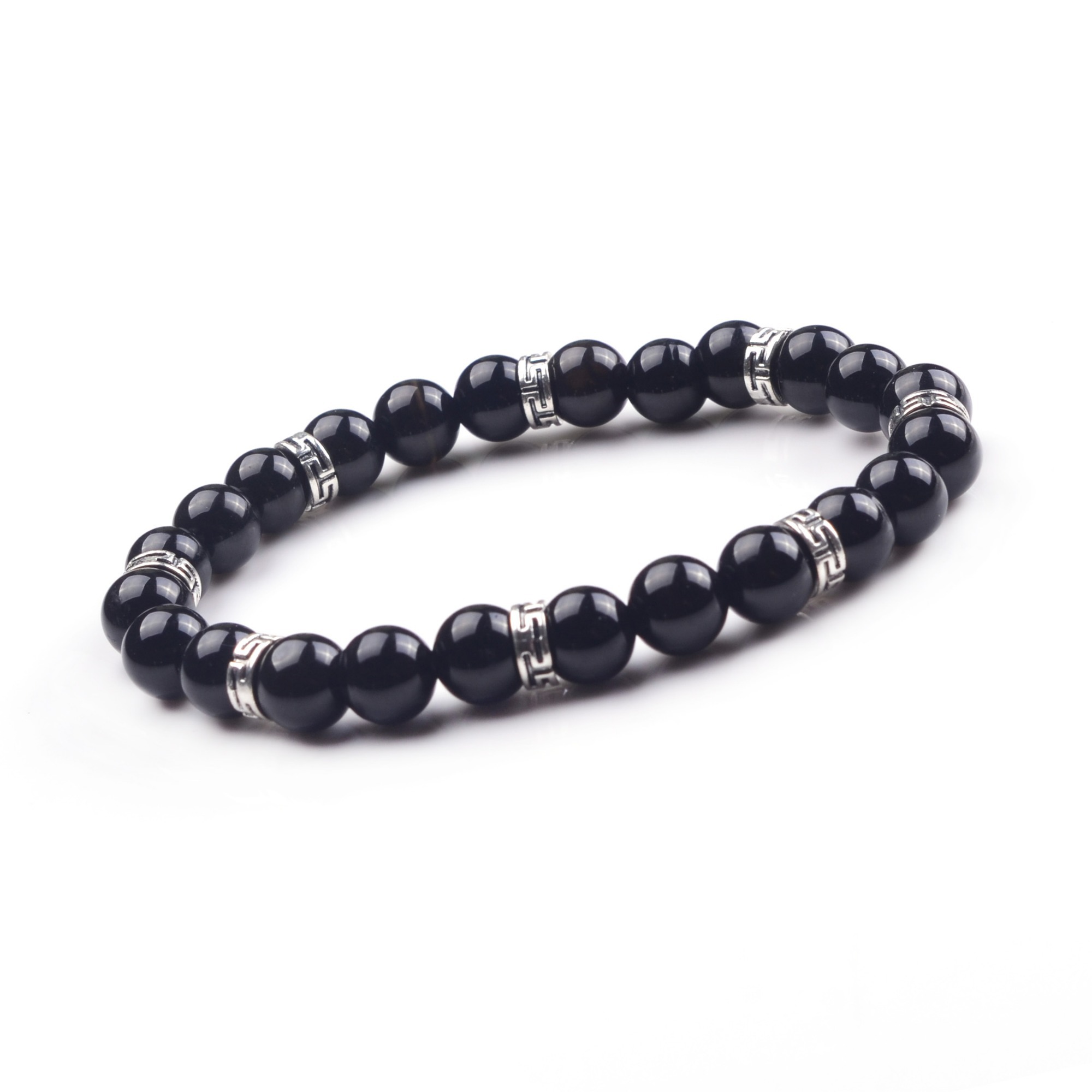 Alloy 8MM Beads Bracelet