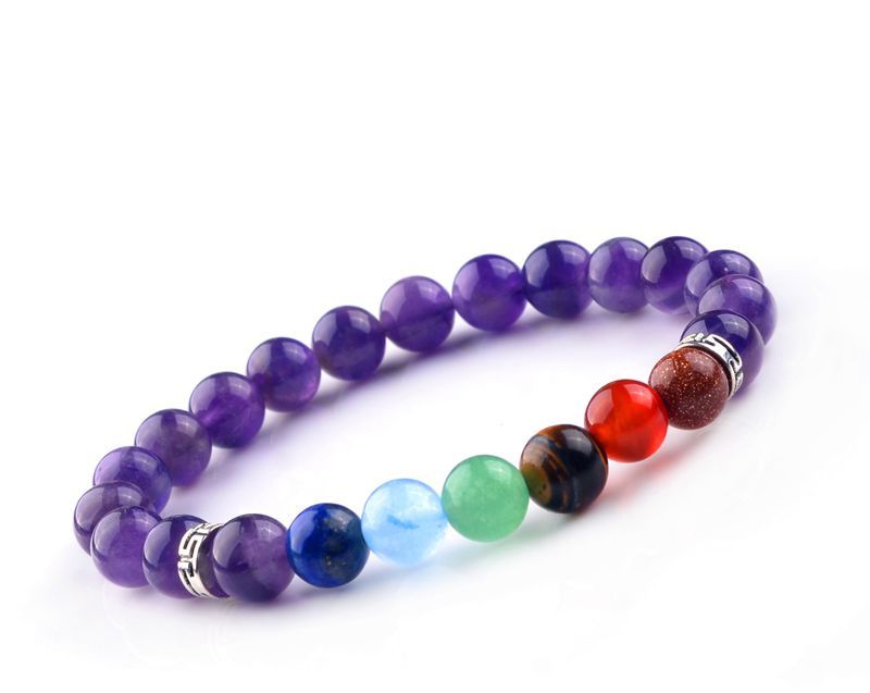 7 Chakra Stone 8MM Bracelet
