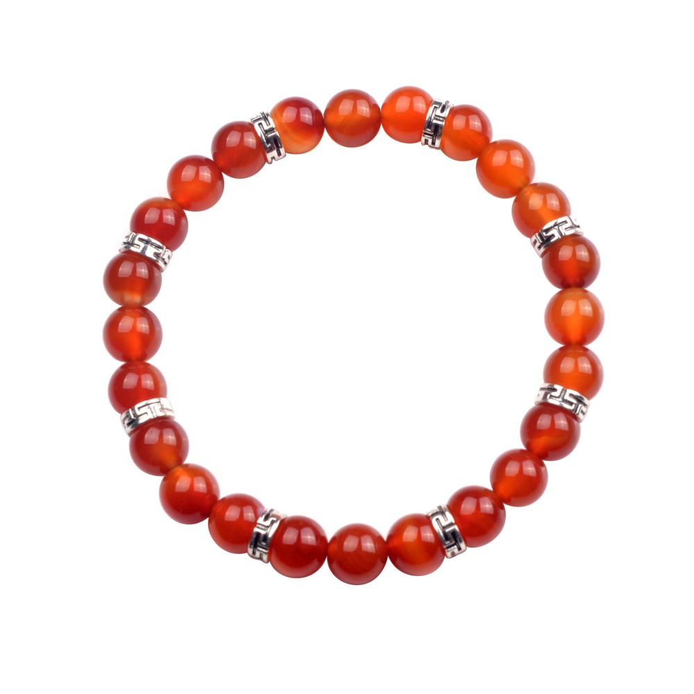 Alloy 8MM Beads Bracelet