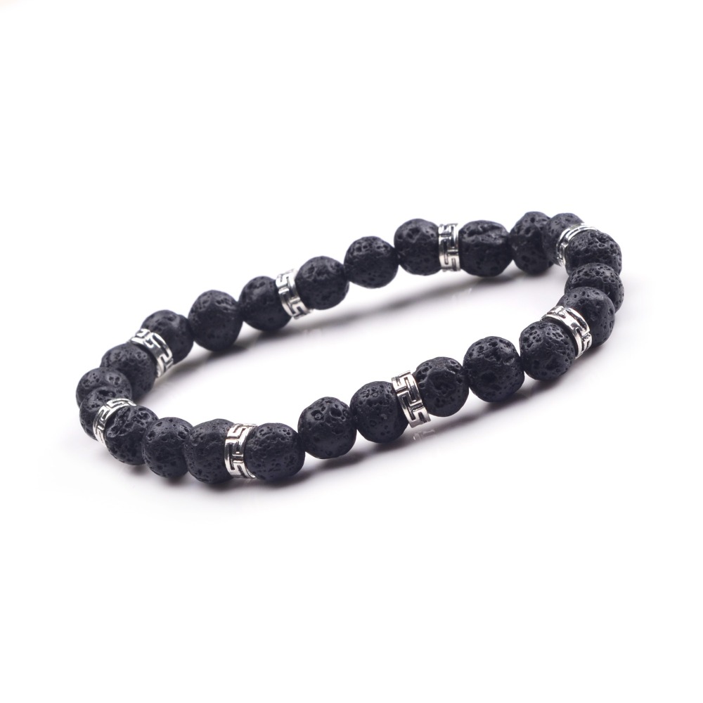 Alloy 8MM Beads Bracelet