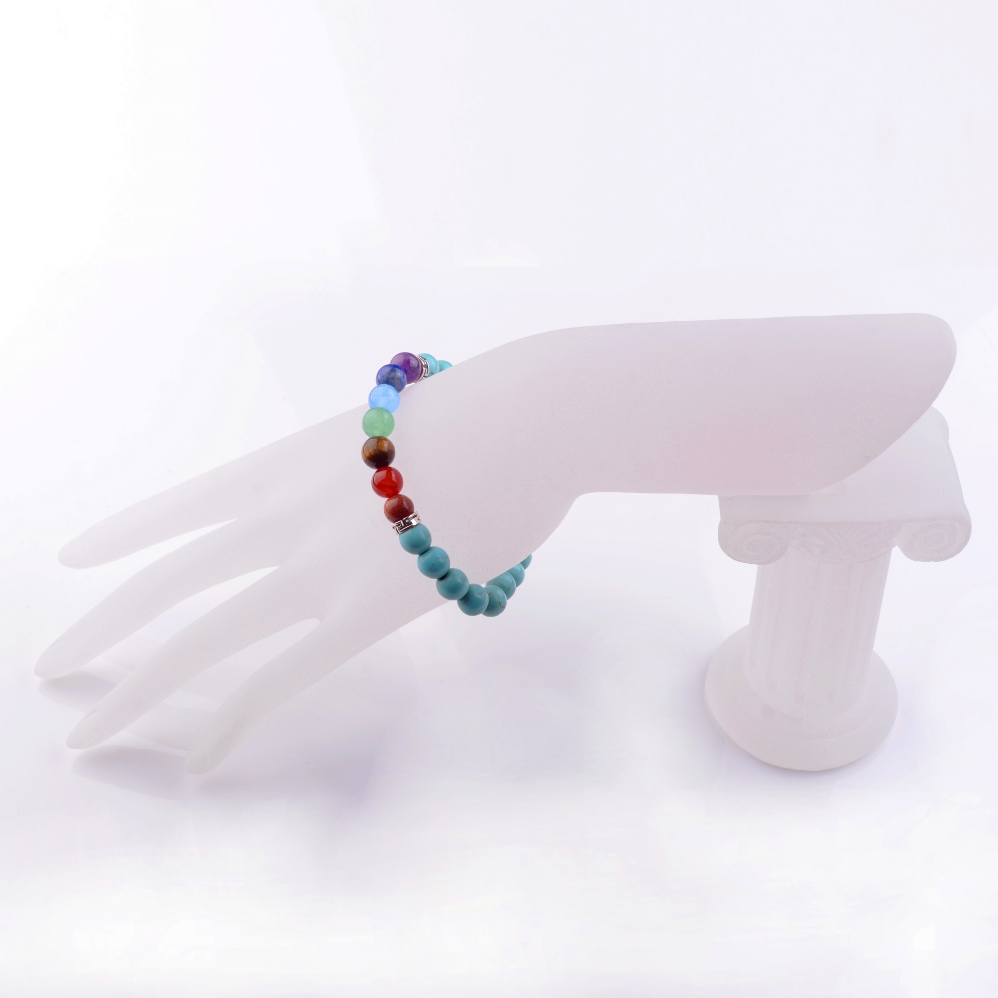 7 Chakra Stone 8MM Bracelet