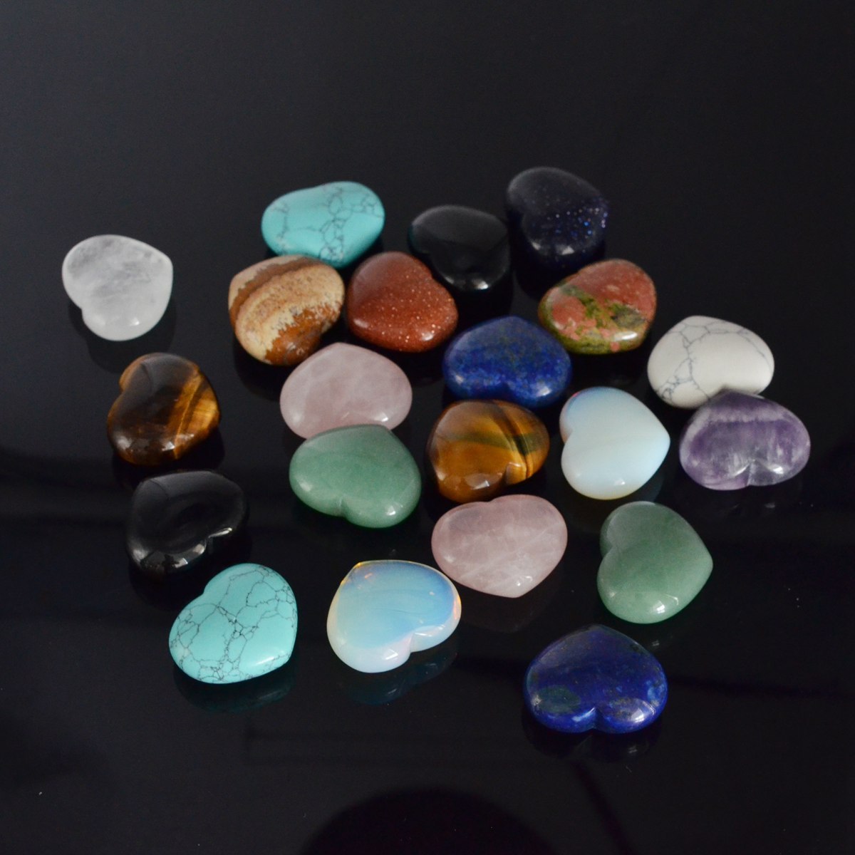 Healing Heart Love Gemstone Pendant