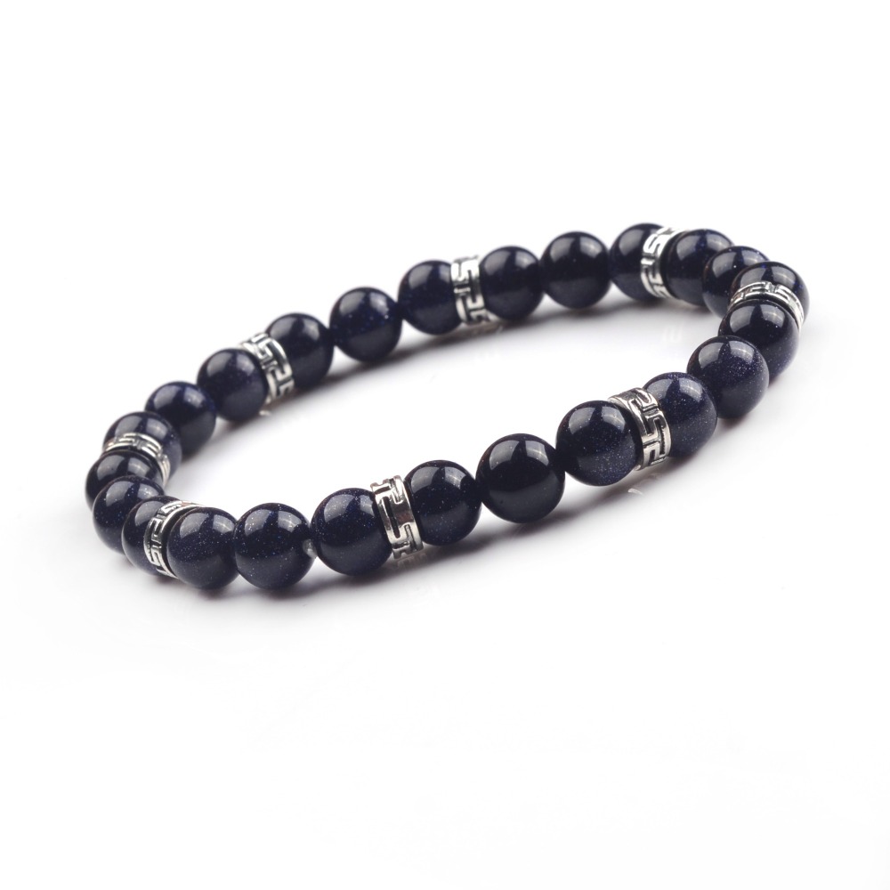 Alloy 8MM Beads Bracelet