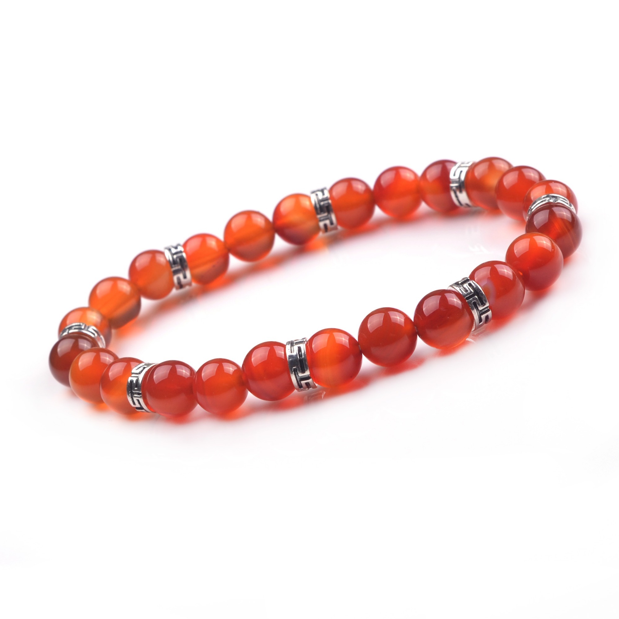 Alloy 8MM Beads Bracelet