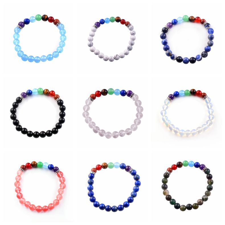 7 Chakra Stone 8MM Bracelet