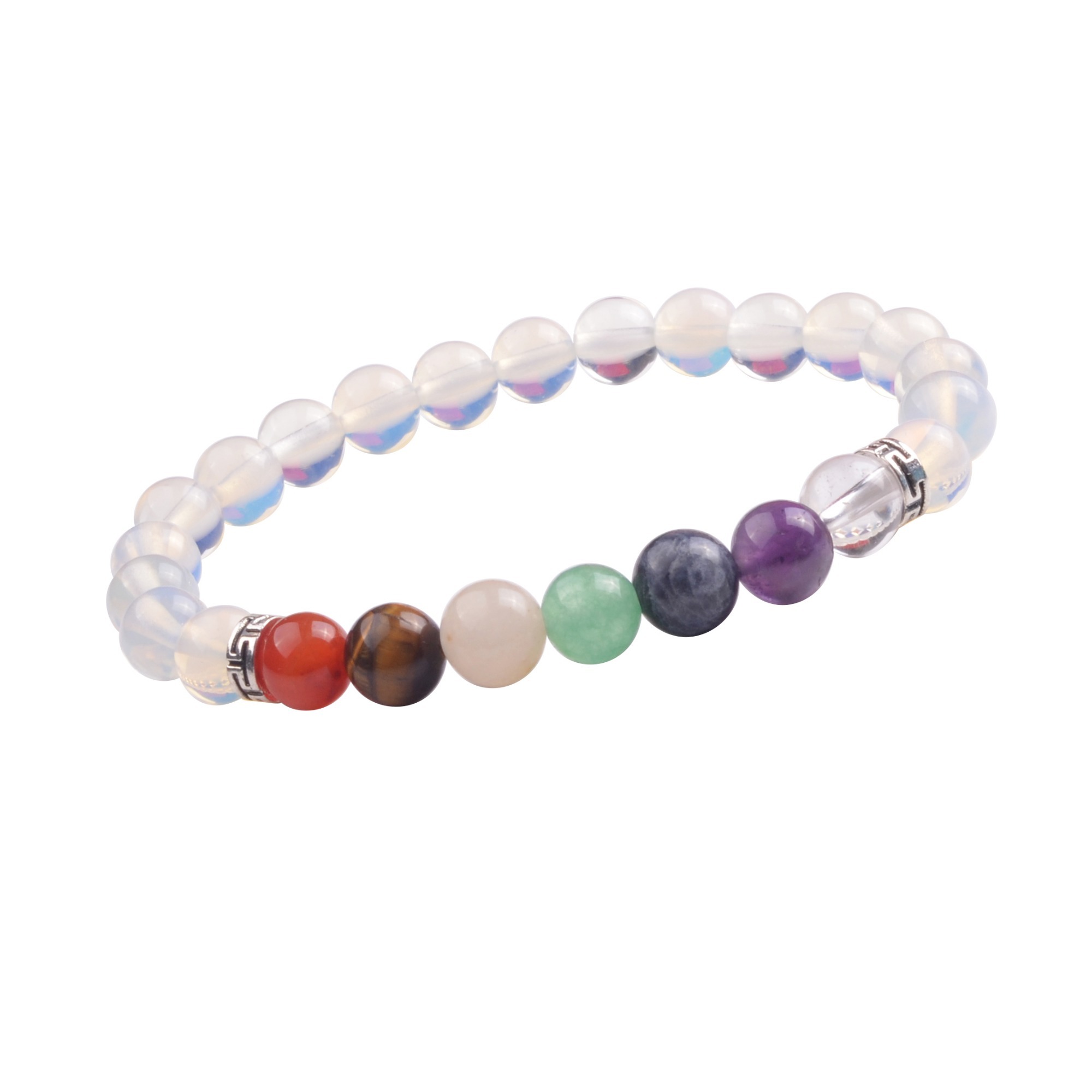 8mm 7 Chakra Stone Bracelet