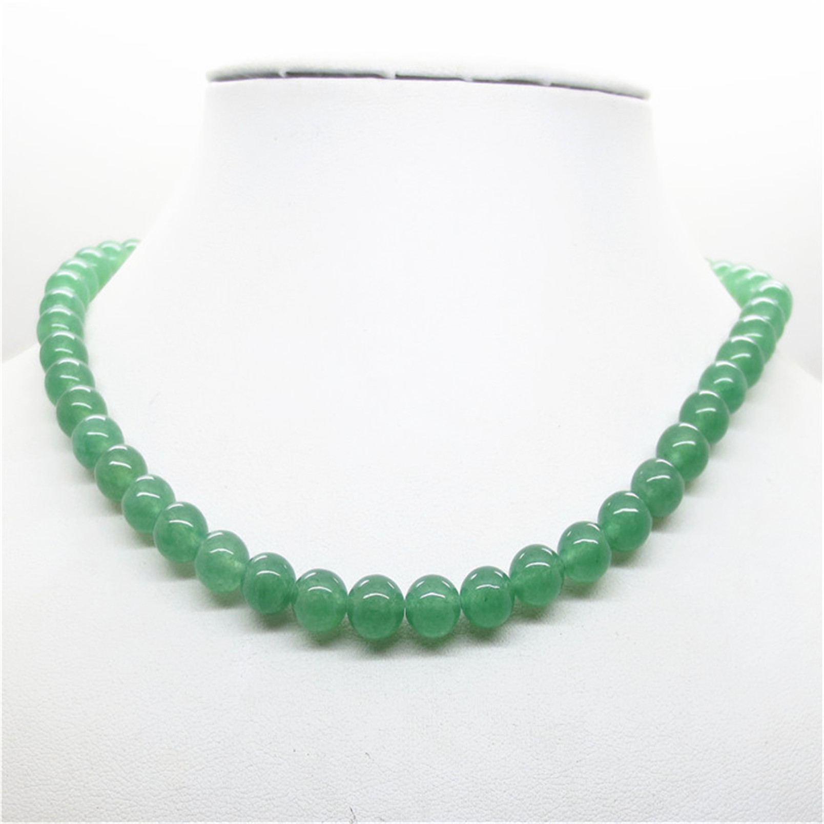 Fashion Natural Gemstone 18Inch Round Beads Necklace