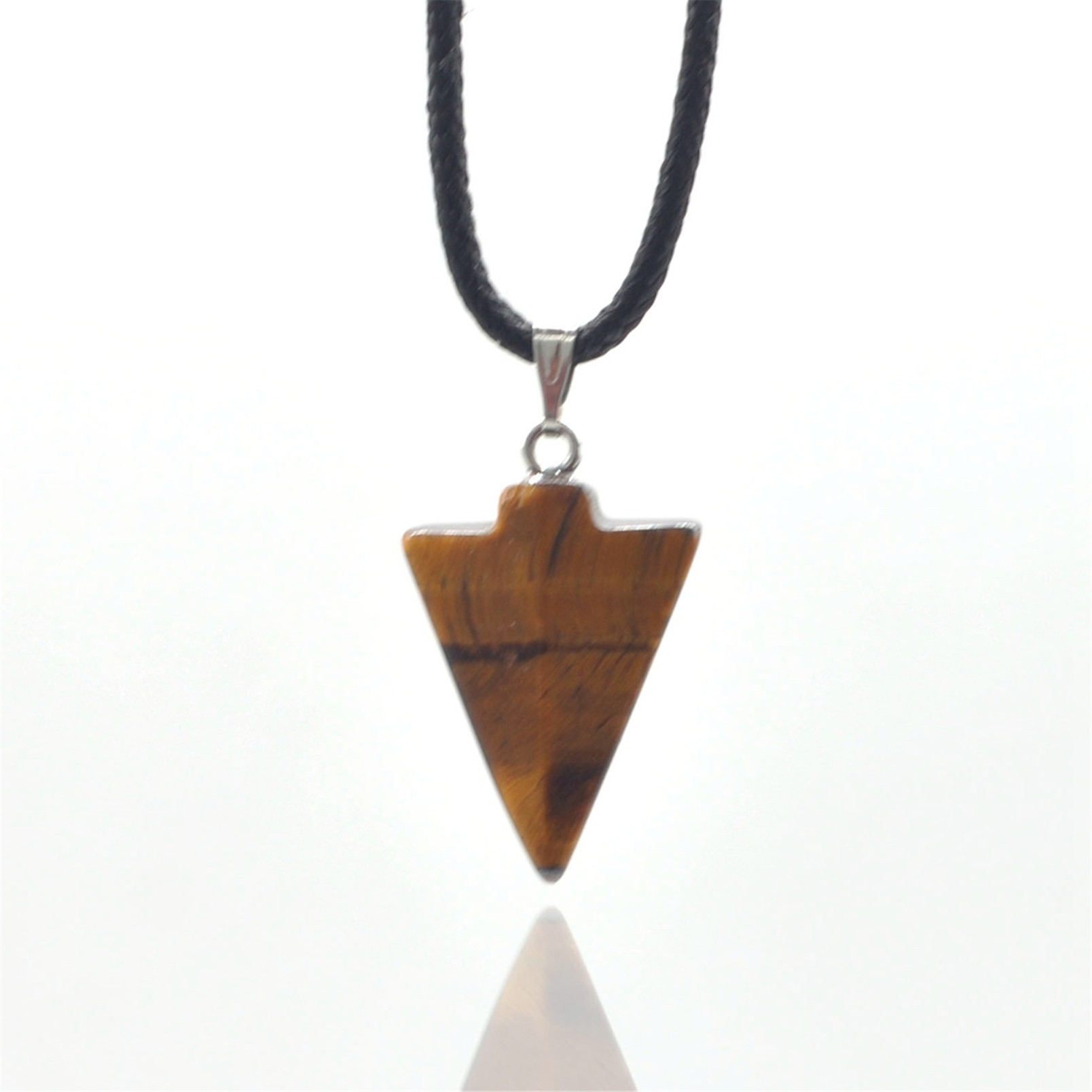 Arrowhead Jade Pendant Necklace