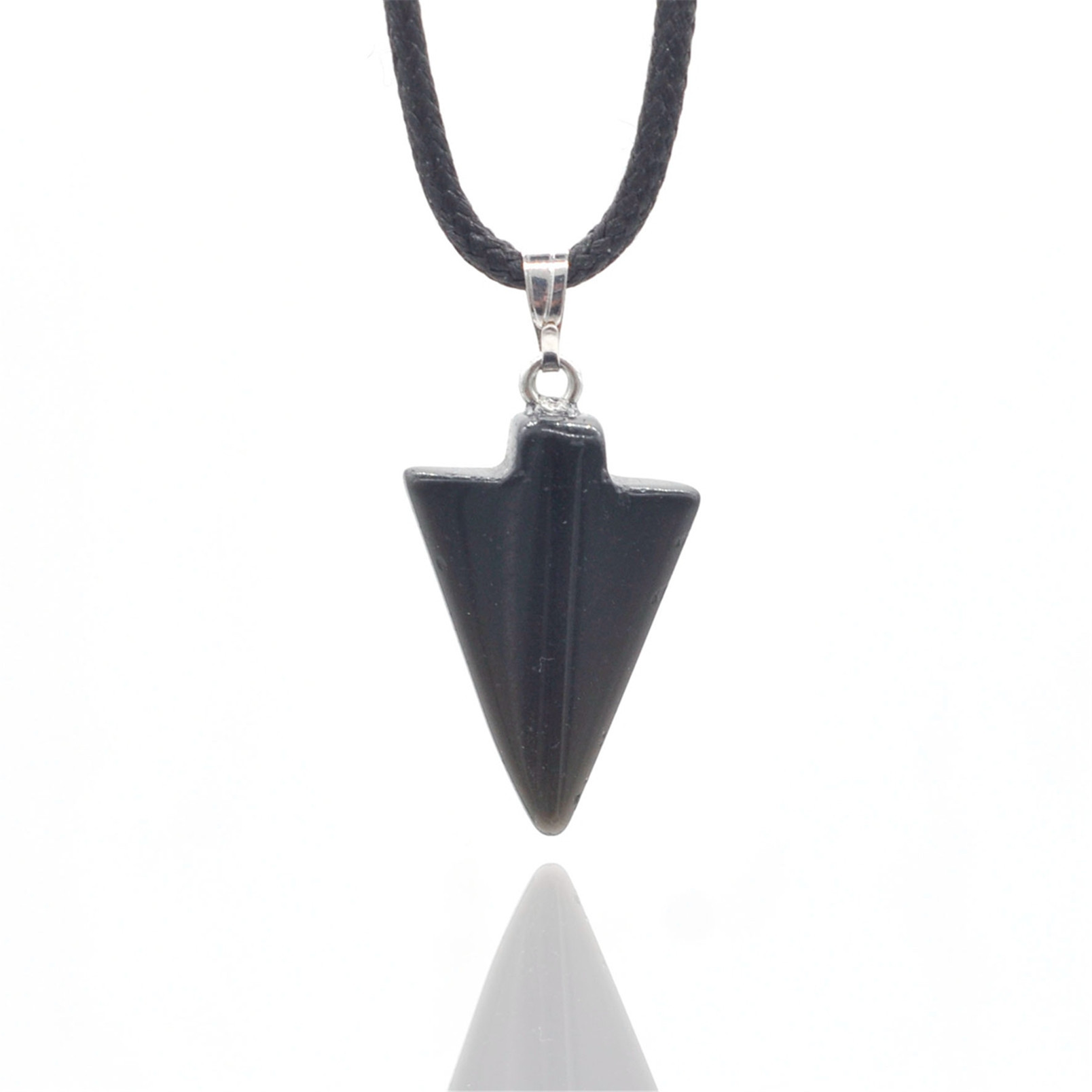 Arrowhead Jade Pendant Necklace