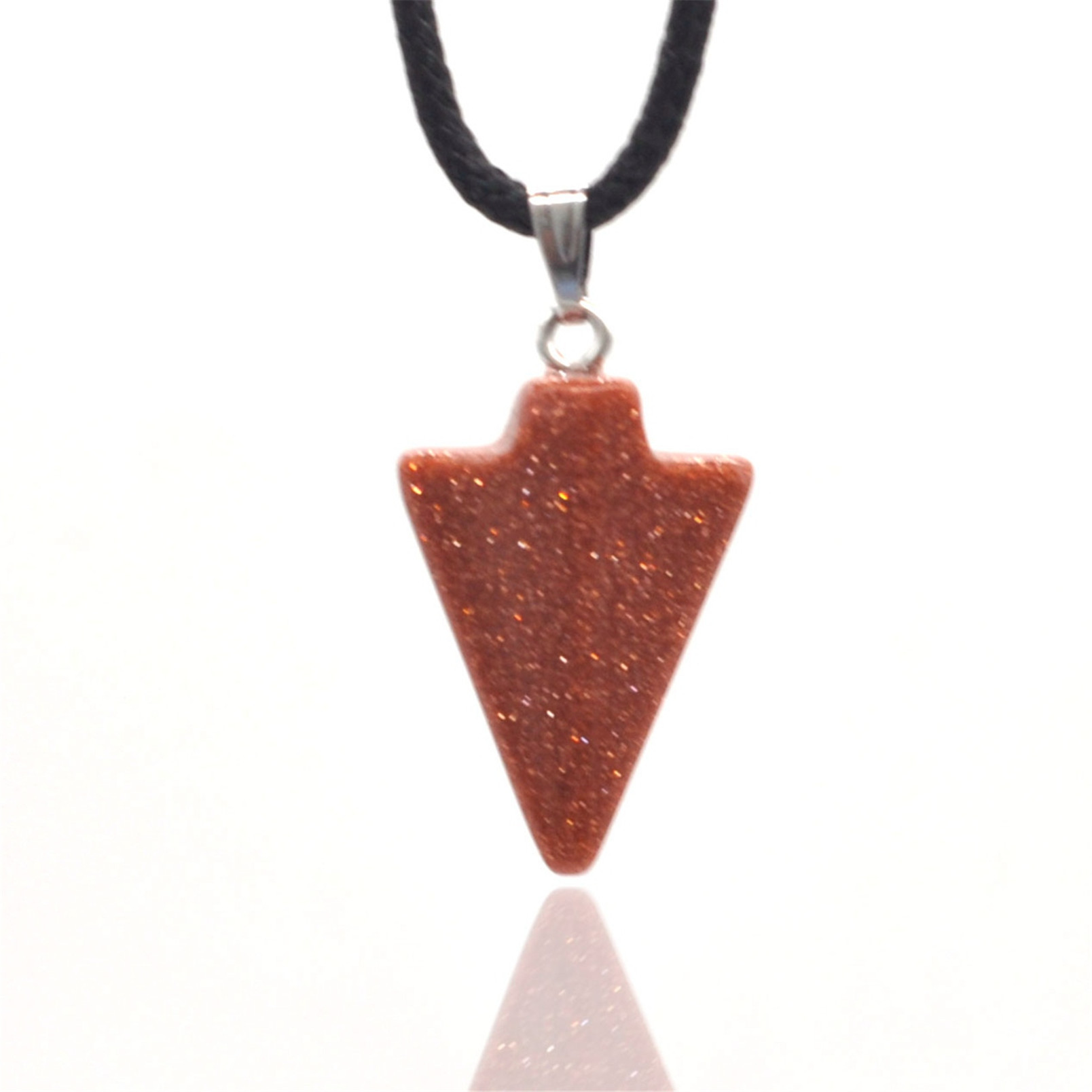 Arrowhead Jade Pendant Necklace