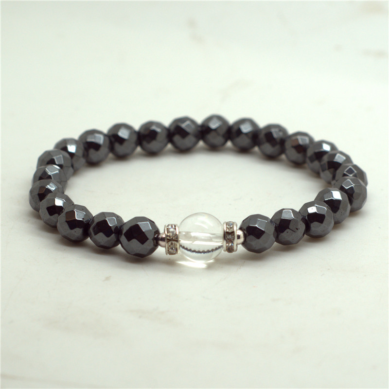 Chakra Stone With Alloy Hematite Magnetic Therapy & Healing Stone Bracelet
