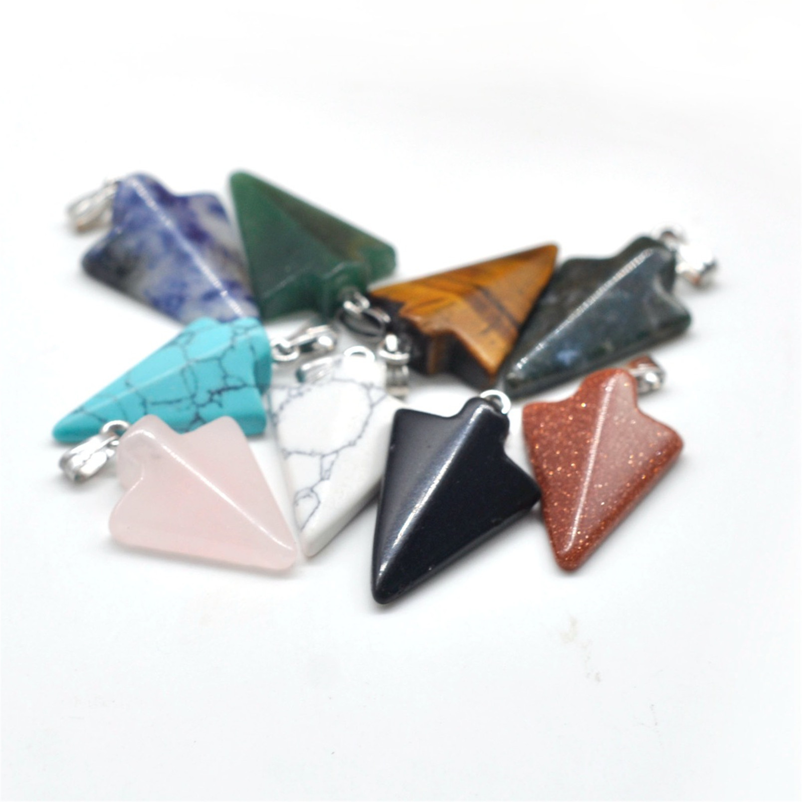 Arrowhead Jade Pendant Necklace