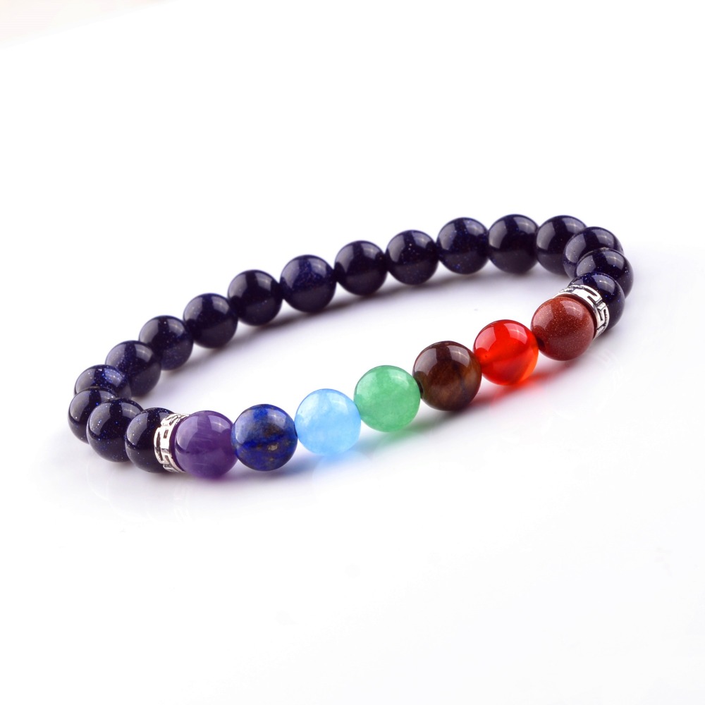 7 Chakra Stone 8MM Bracelet