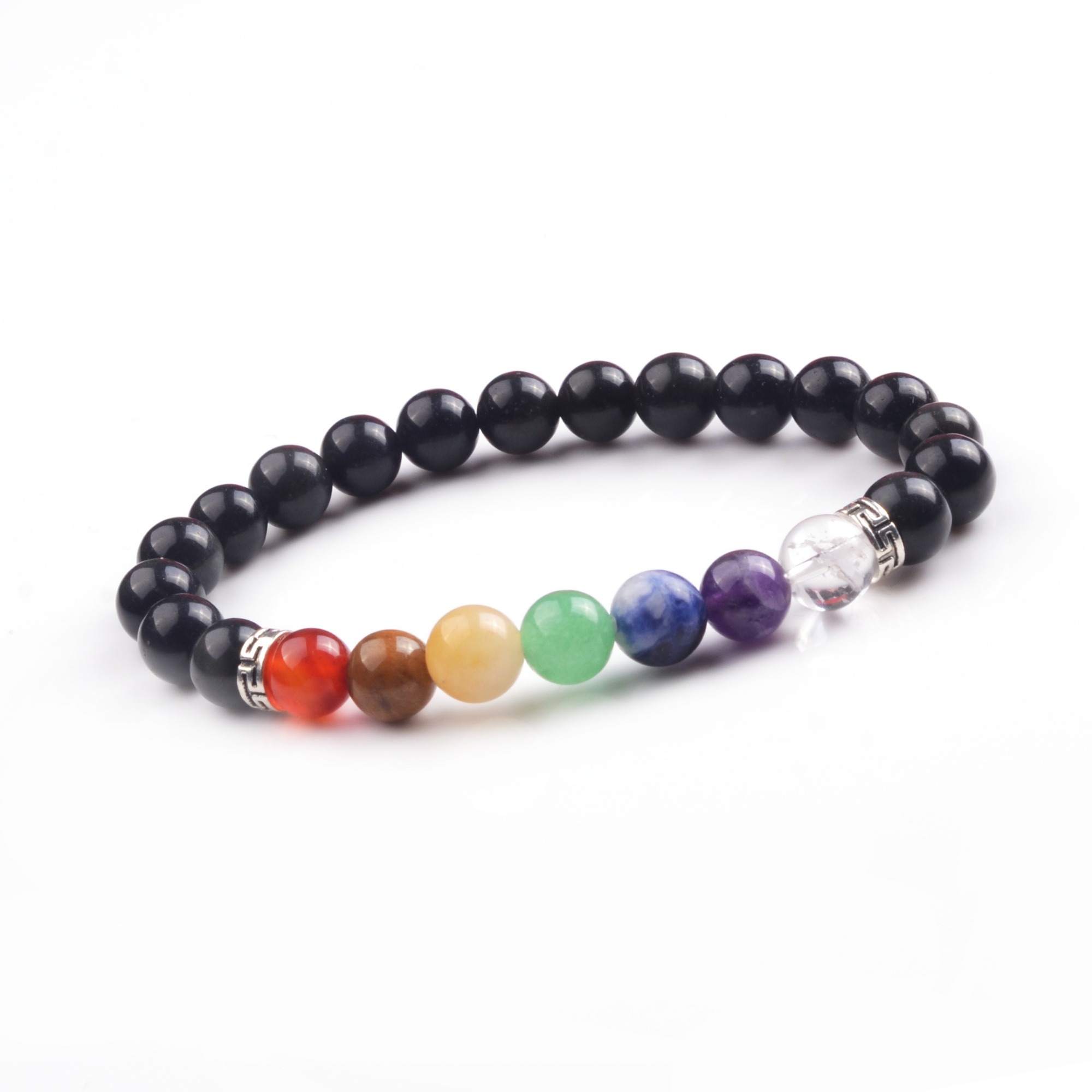 8mm 7 Chakra Stone Bracelet