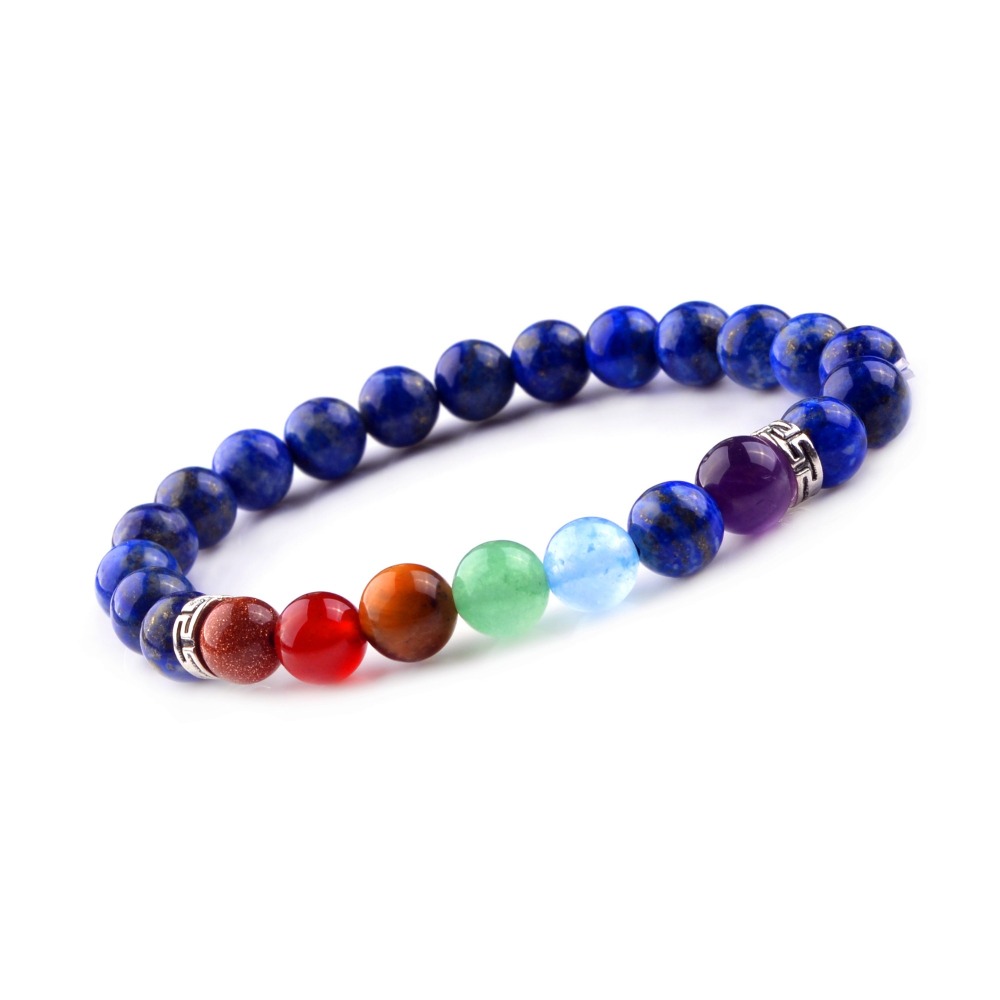 7 Chakra Stone 8MM Bracelet
