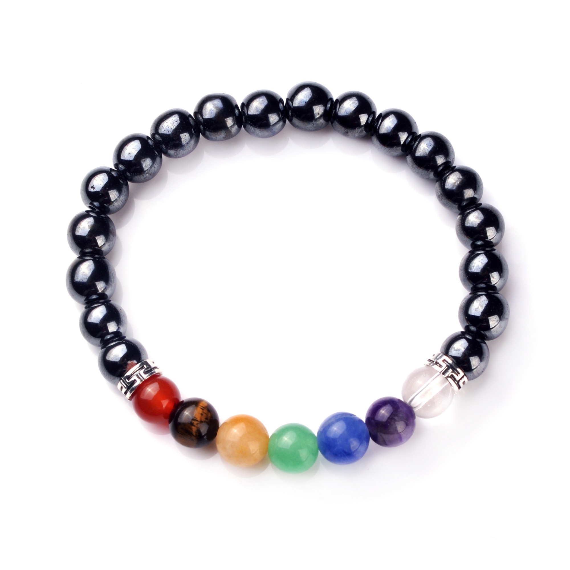 8mm 7 Chakra Stone Bracelet
