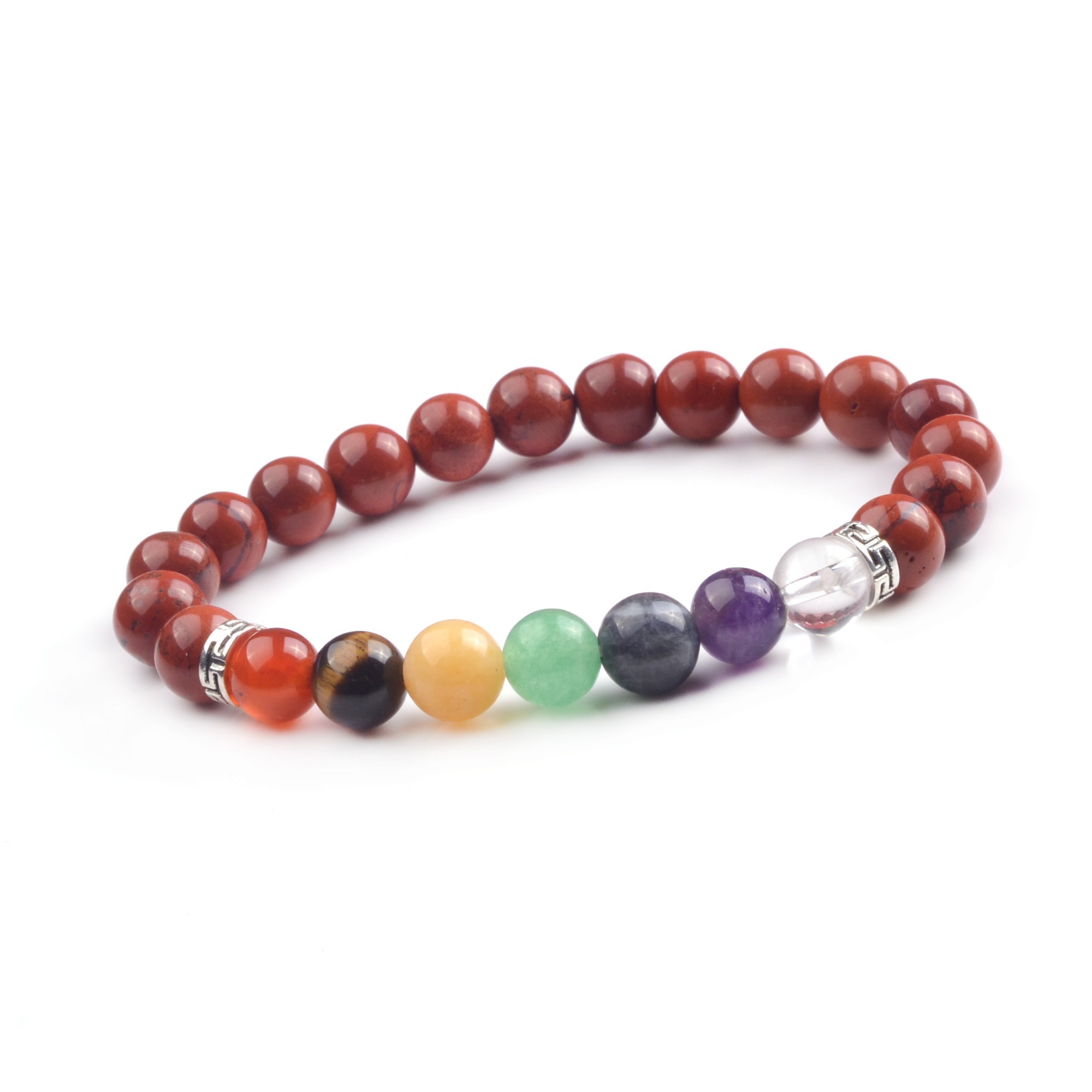 8mm 7 Chakra Stone Bracelet