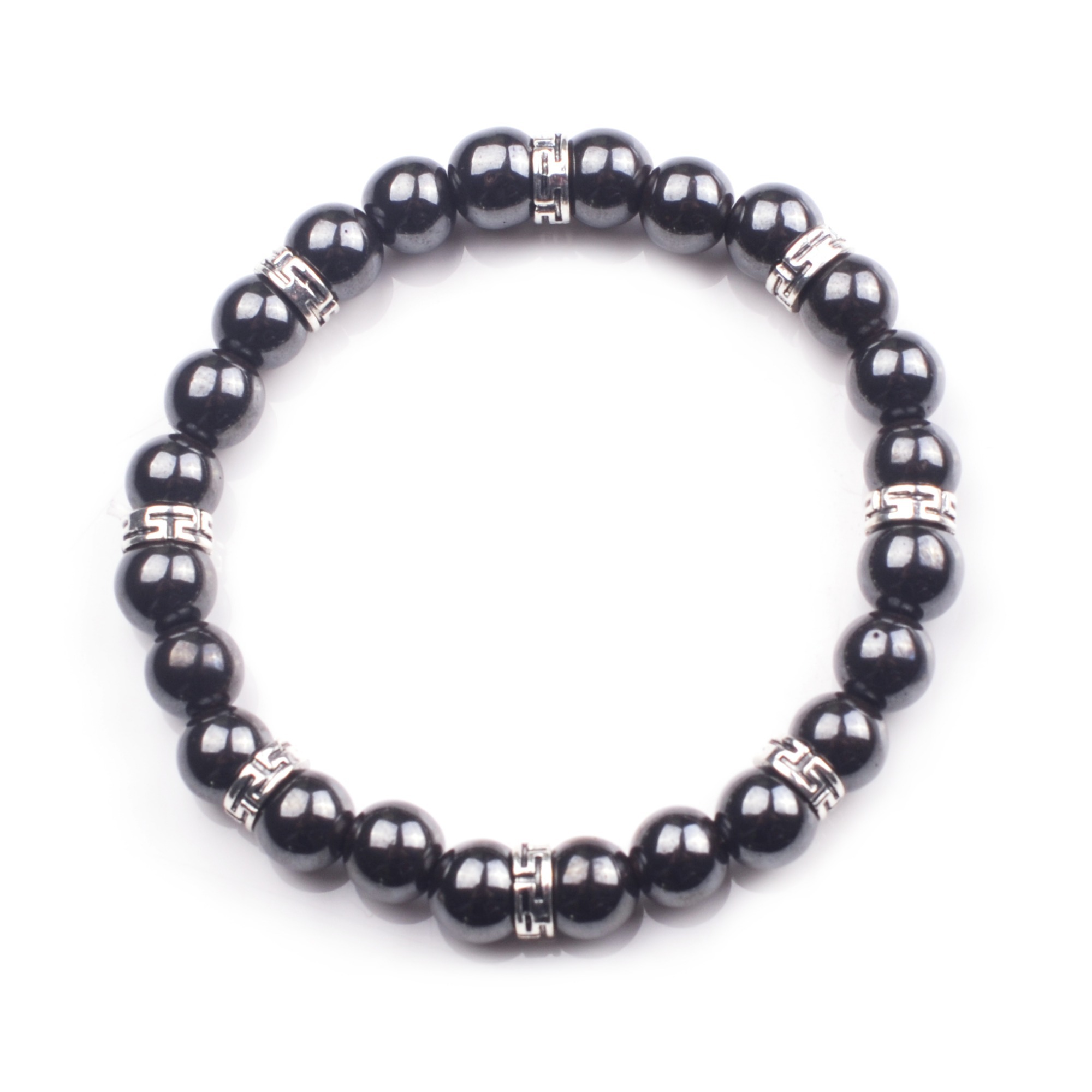 Alloy 8MM Beads Bracelet