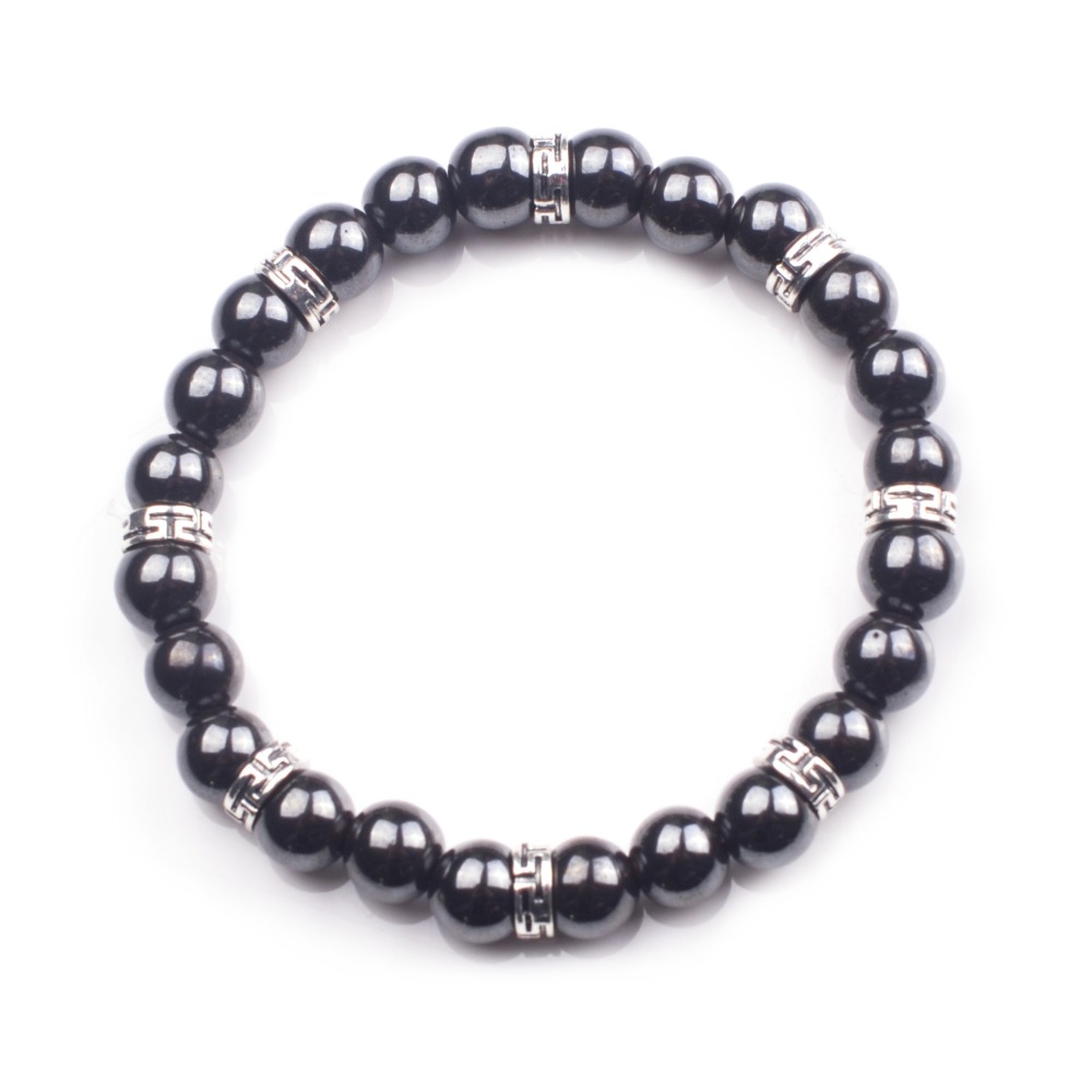 Alloy 8MM Beads Bracelet
