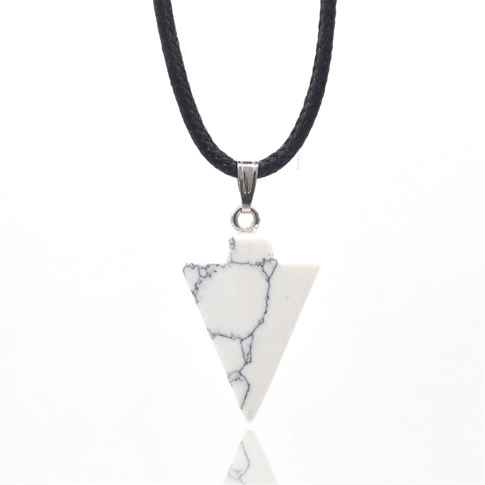 Arrowhead Jade Pendant Necklace