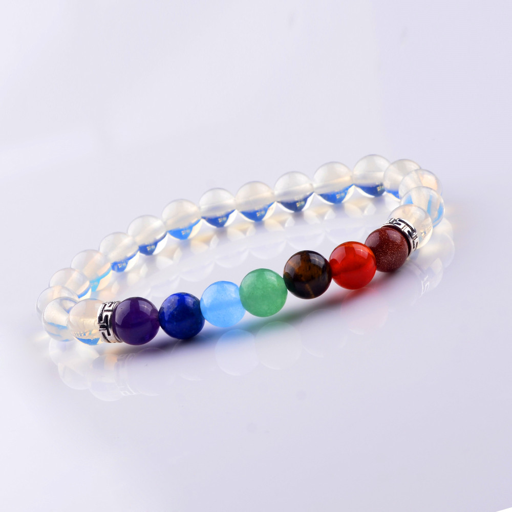 7 Chakra Stone 8MM Bracelet