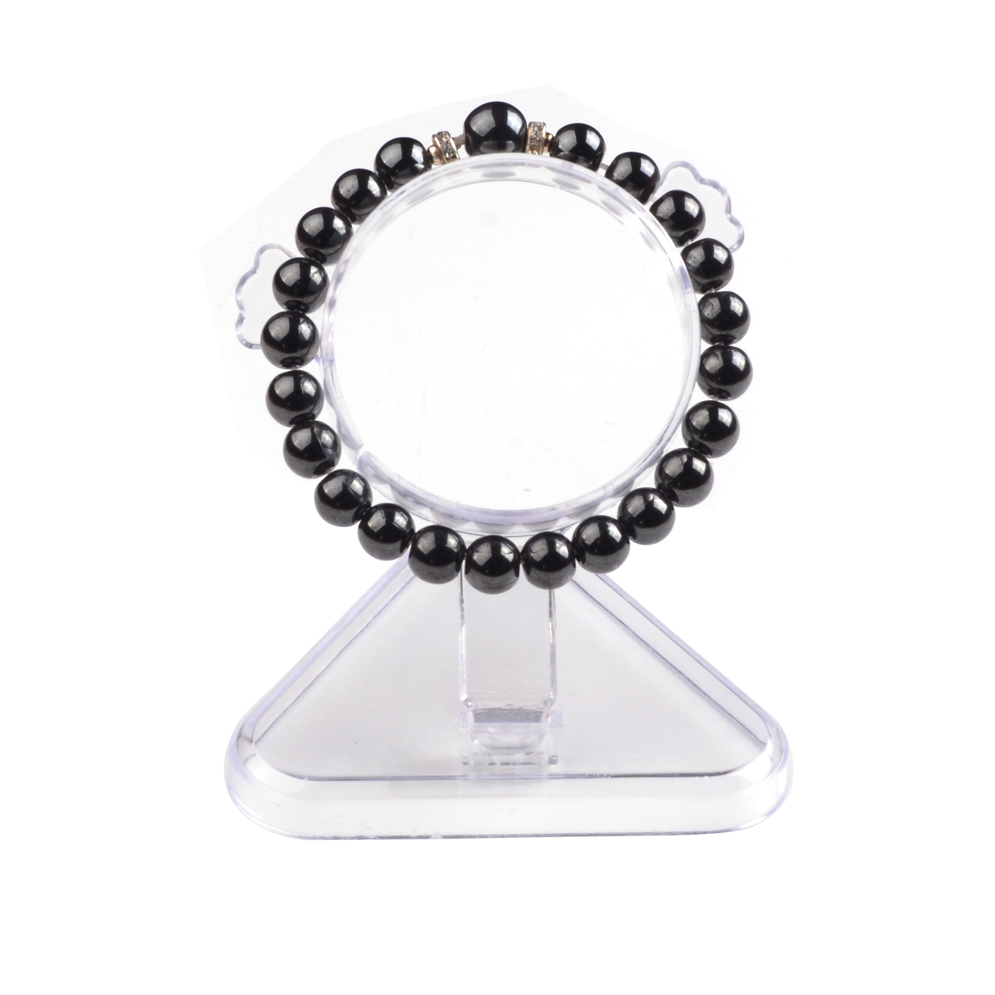 Fashion Alloy Chakra Stone 8MM Round Beads Bracelet with 10MM