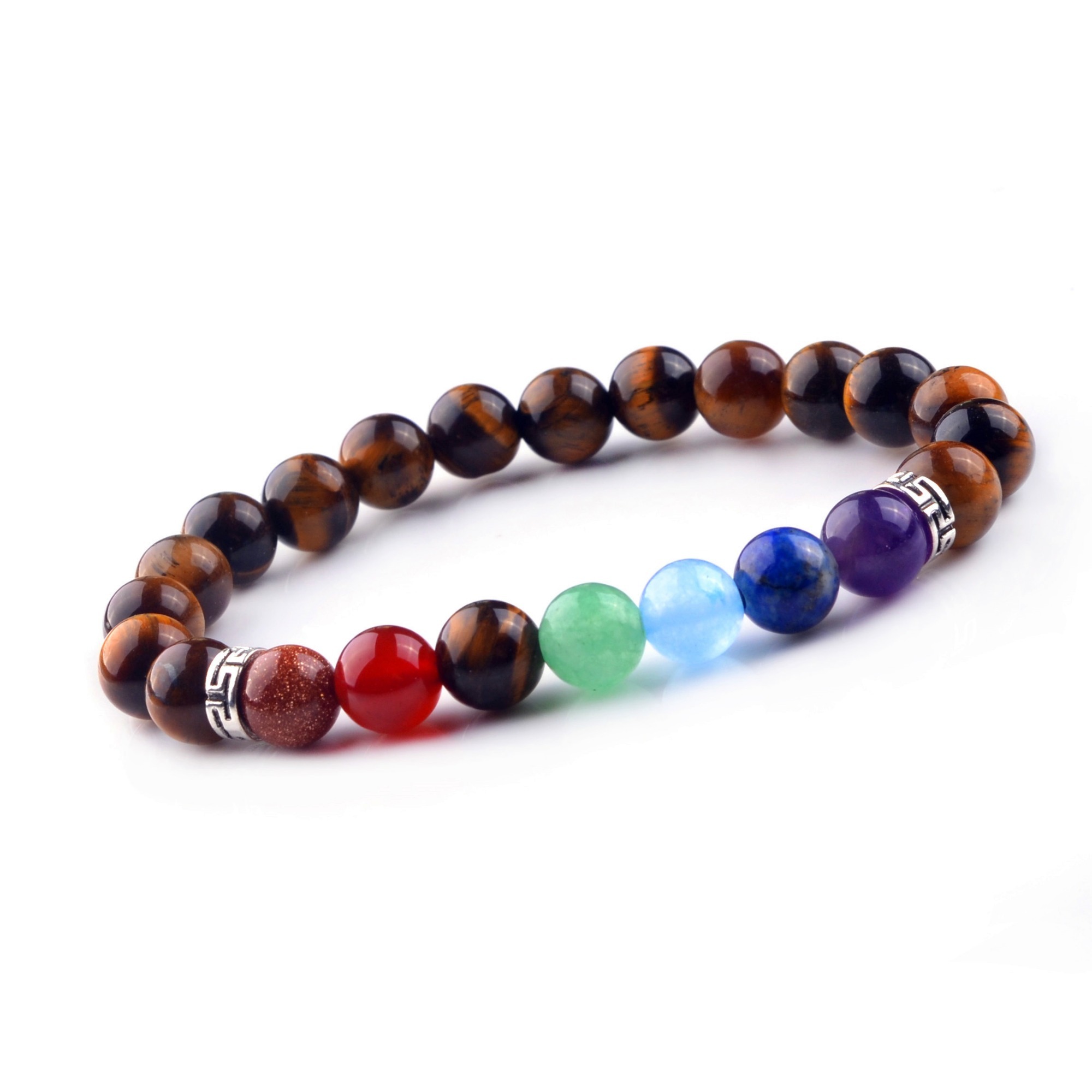 7 Chakra Stone 8MM Bracelet
