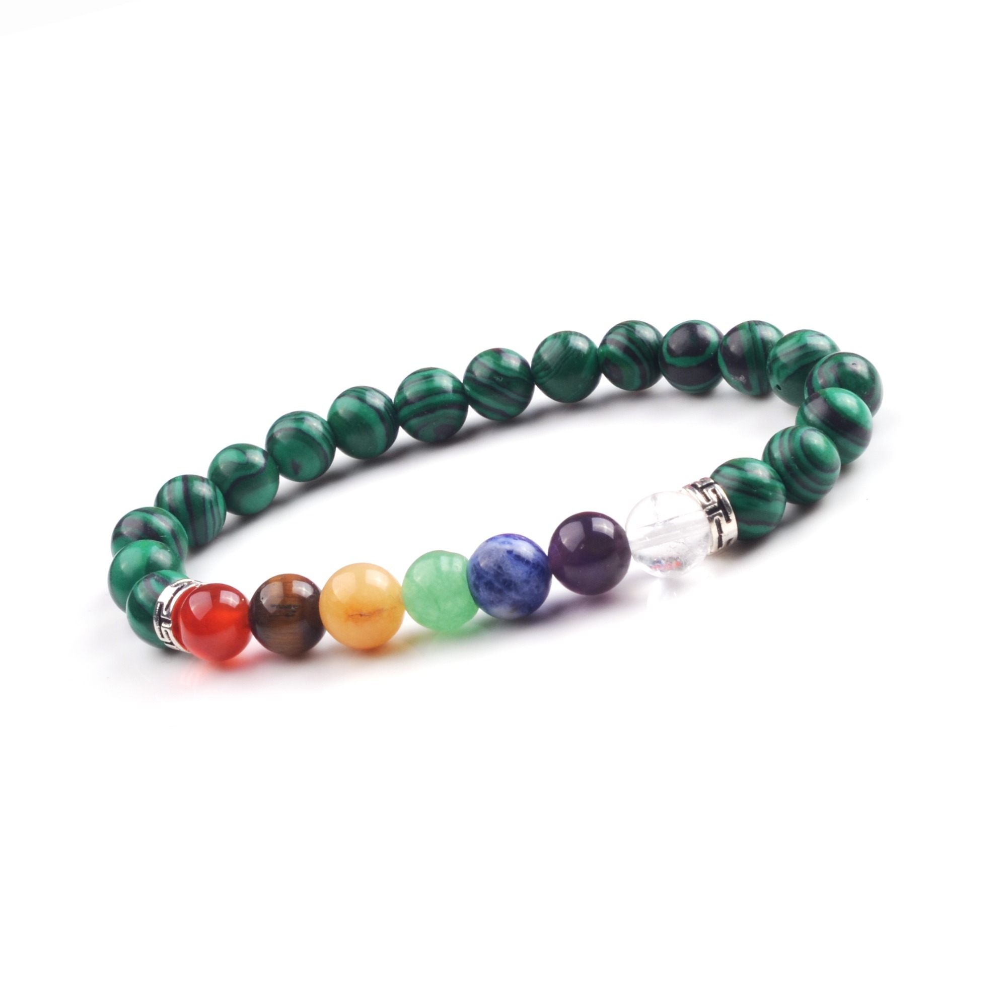 8mm 7 Chakra Stone Bracelet
