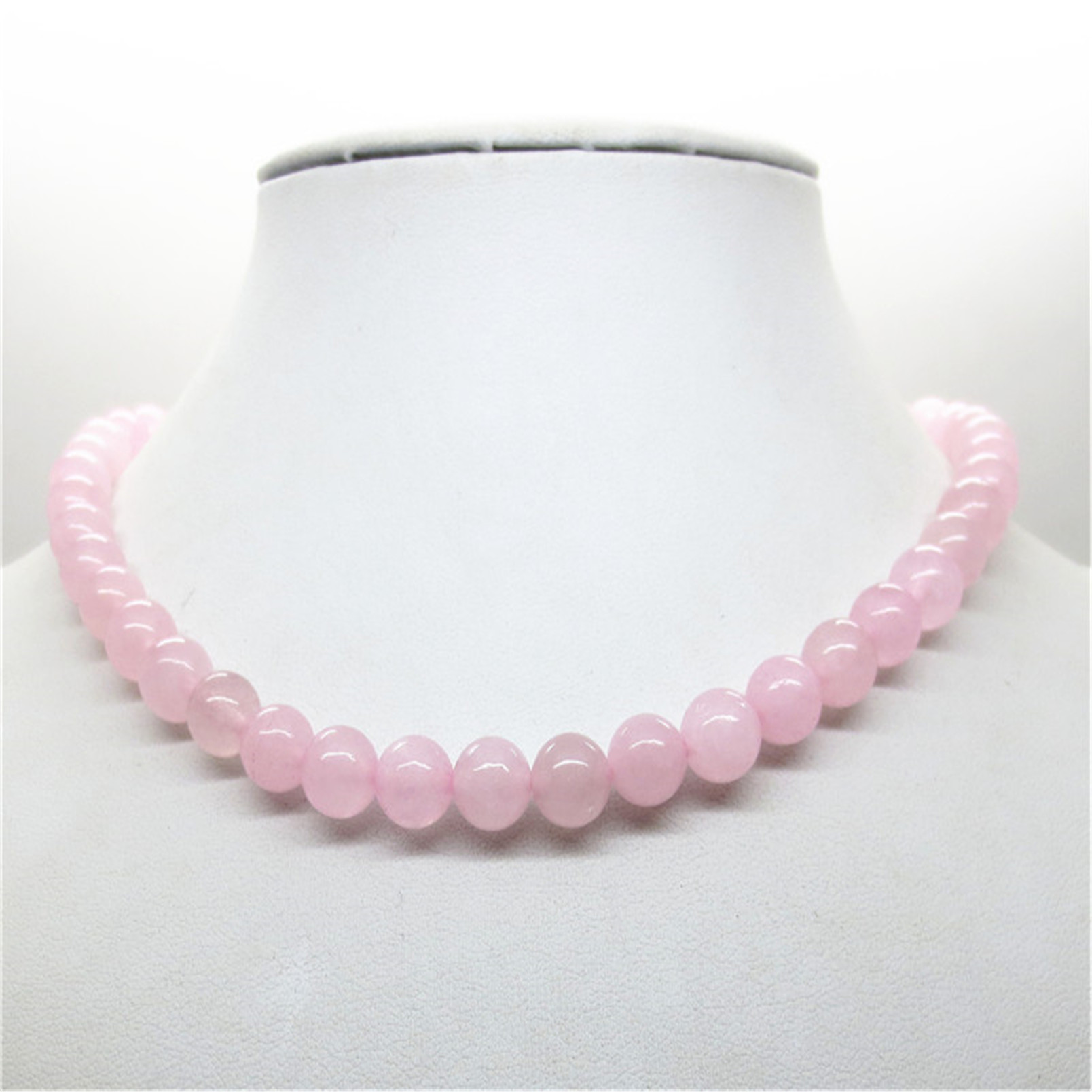 Fashion Natural Gemstone 18Inch Round Beads Necklace