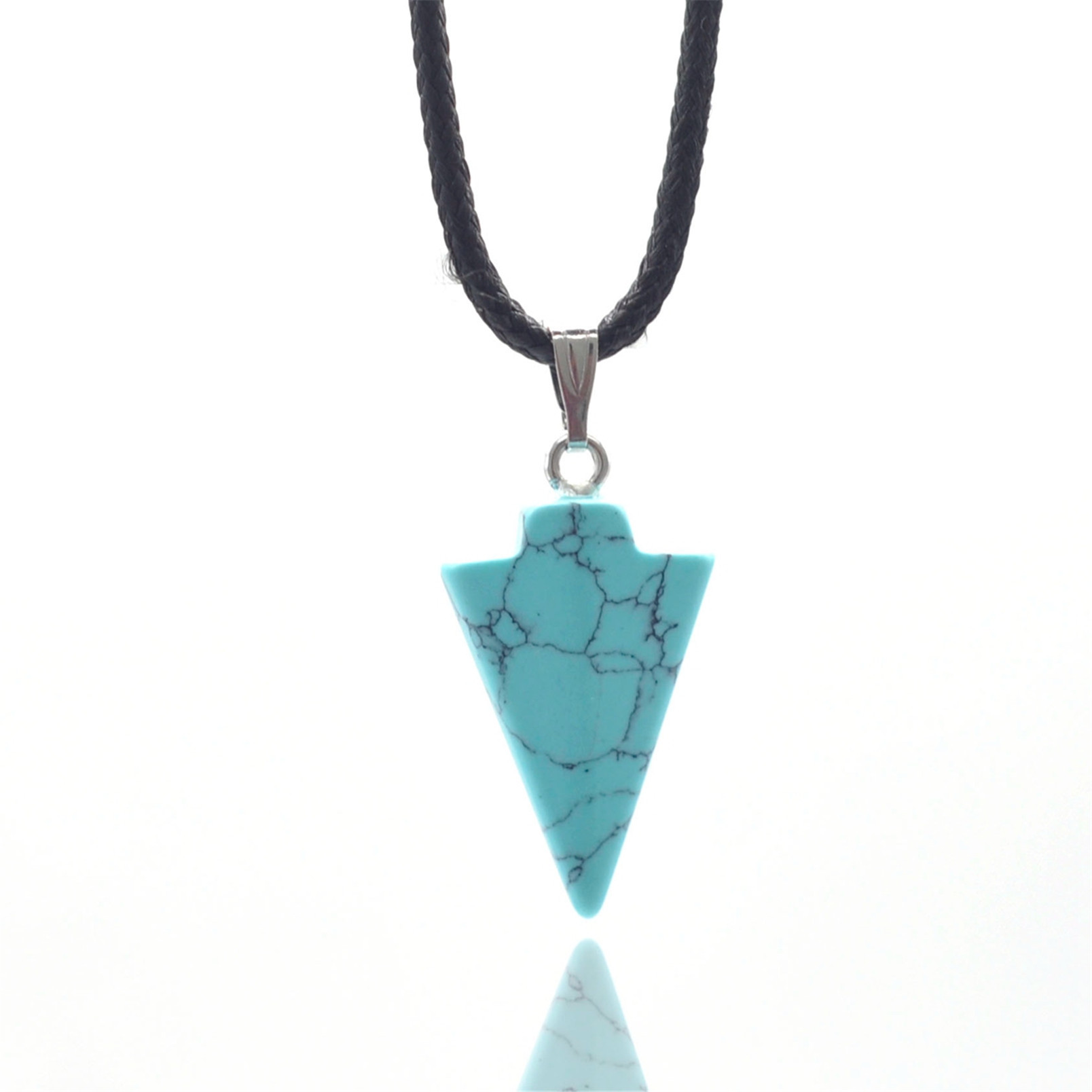 Arrowhead Jade Pendant Necklace