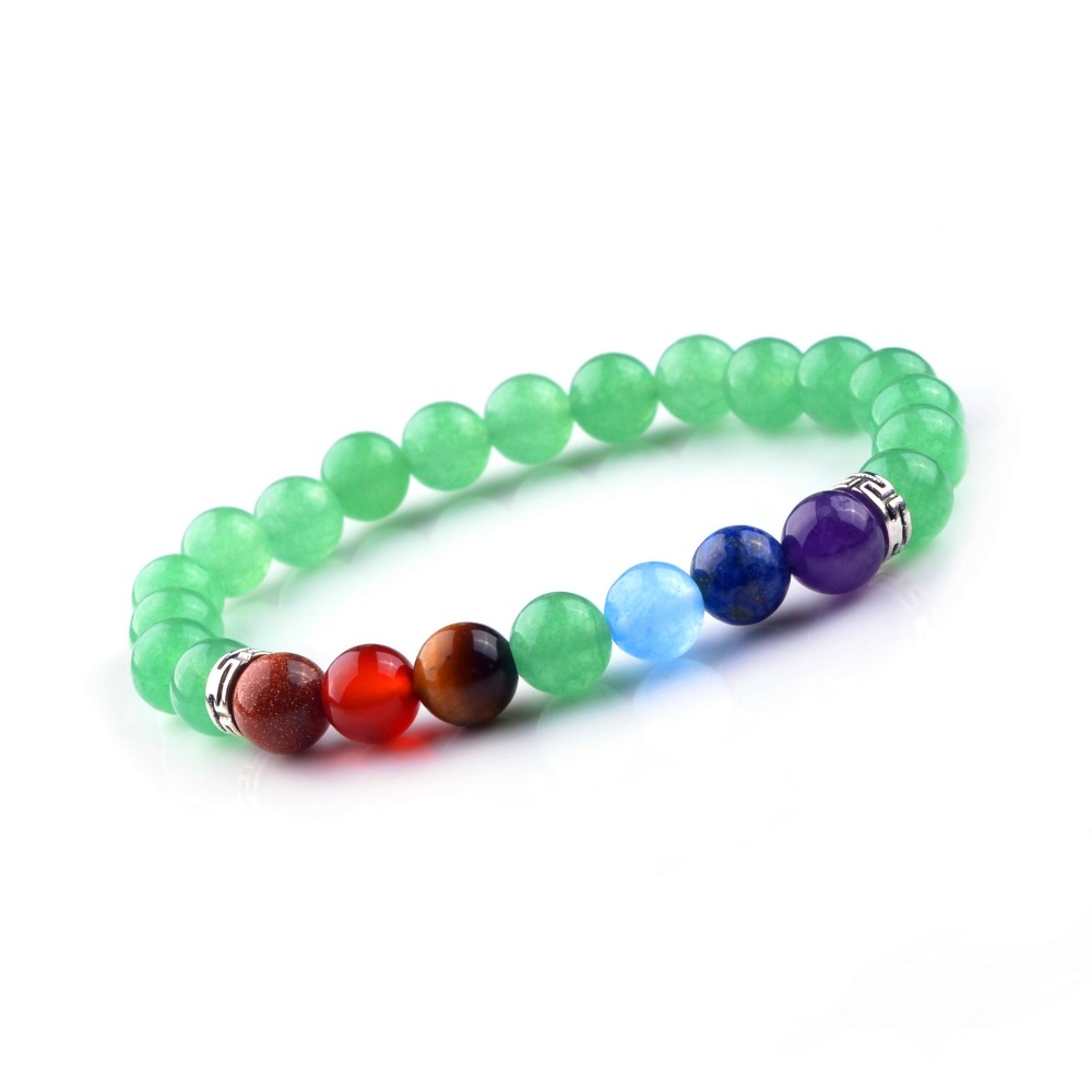 7 Chakra Stone 8MM Bracelet