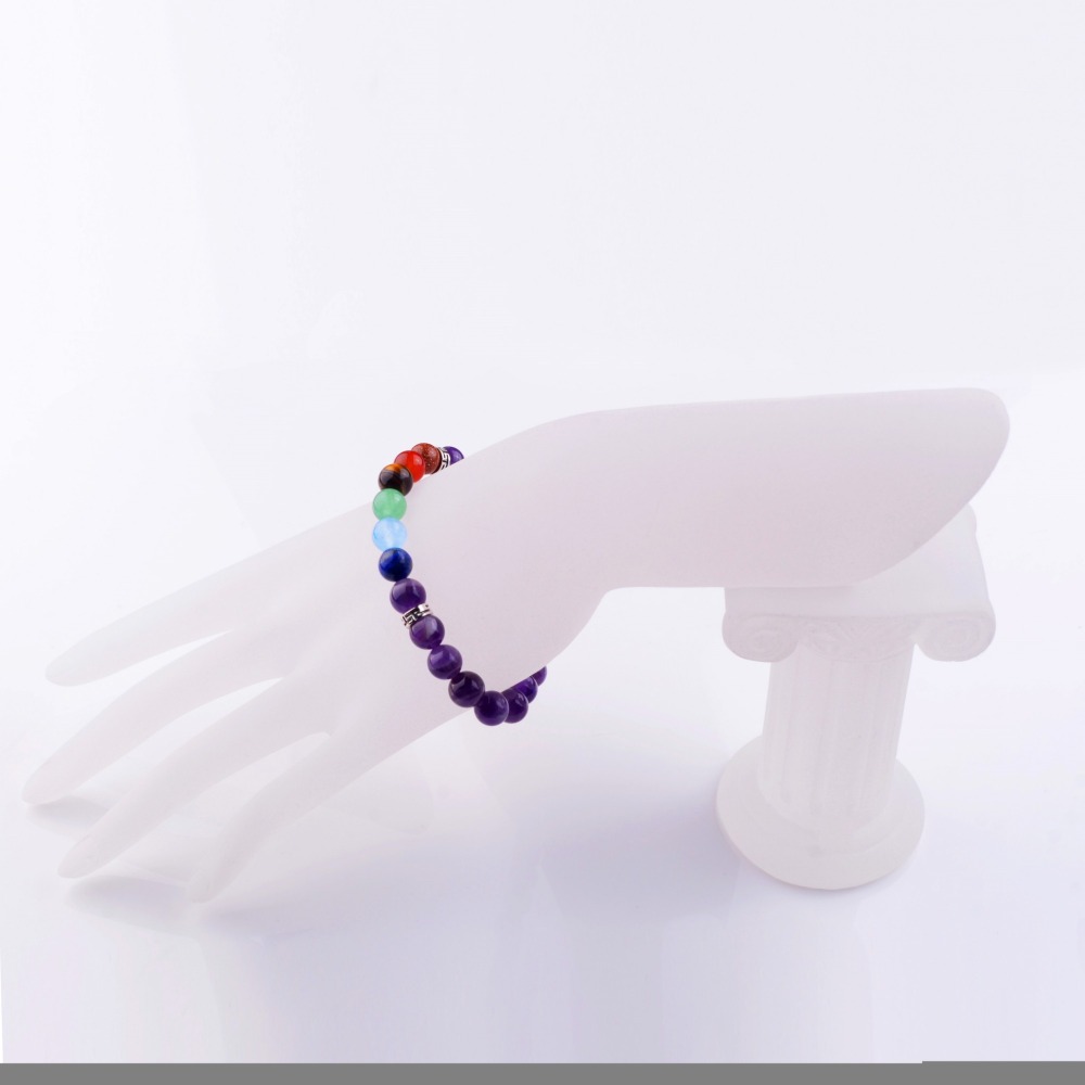 7 Chakra Stone 8MM Bracelet