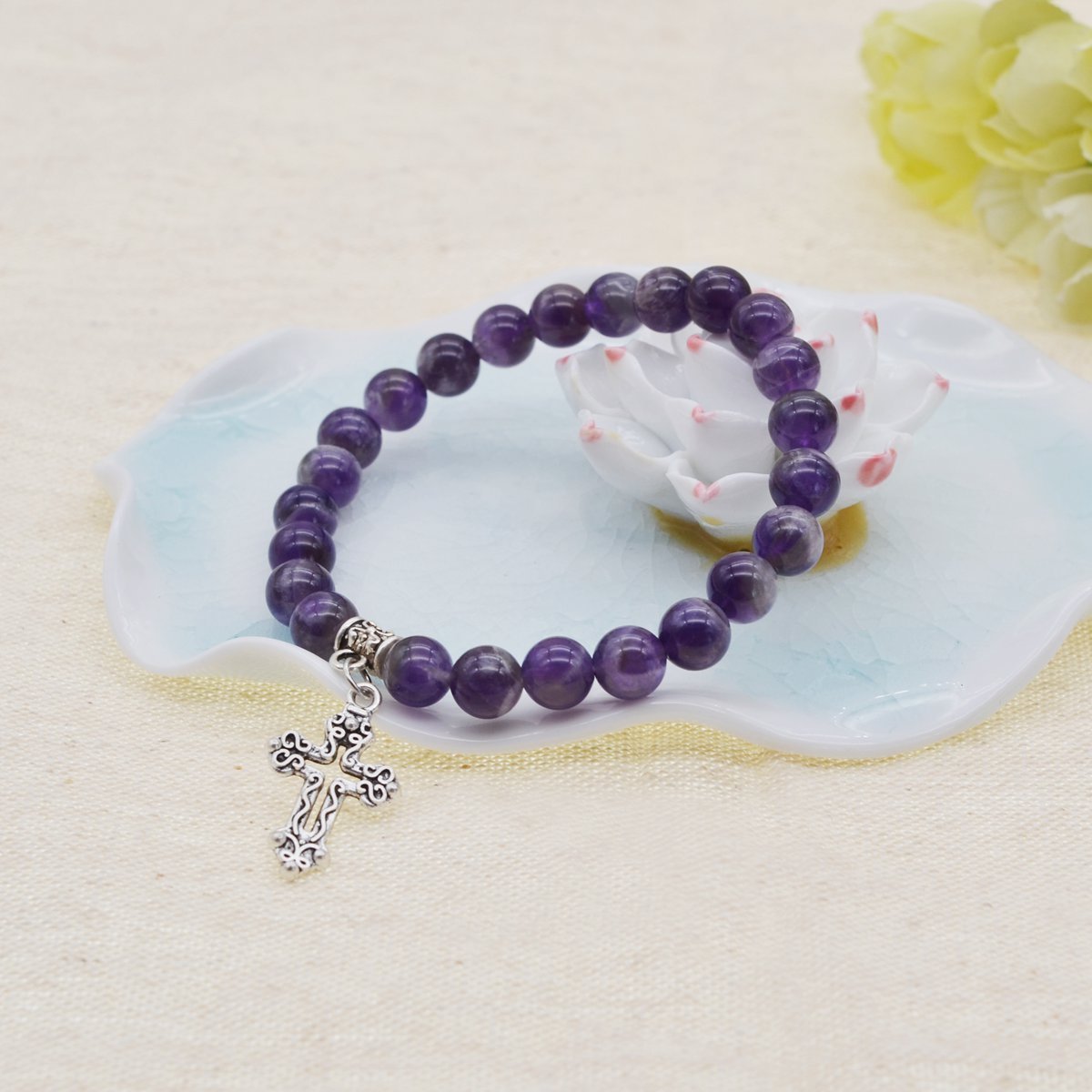 3 Style Empty The Cross Turquoise Stone Bracelets