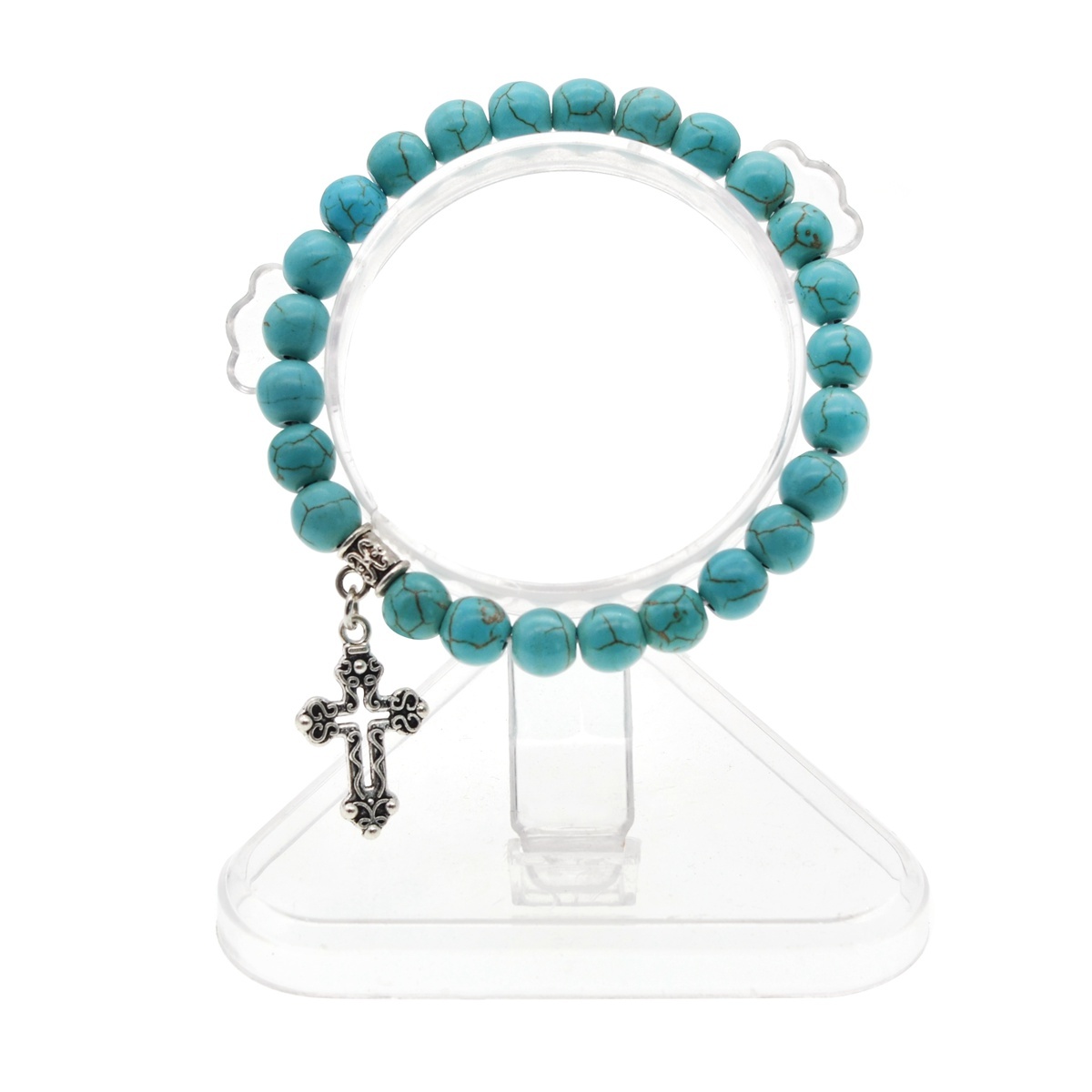 3 Style Empty The Cross Turquoise Stone Bracelets
