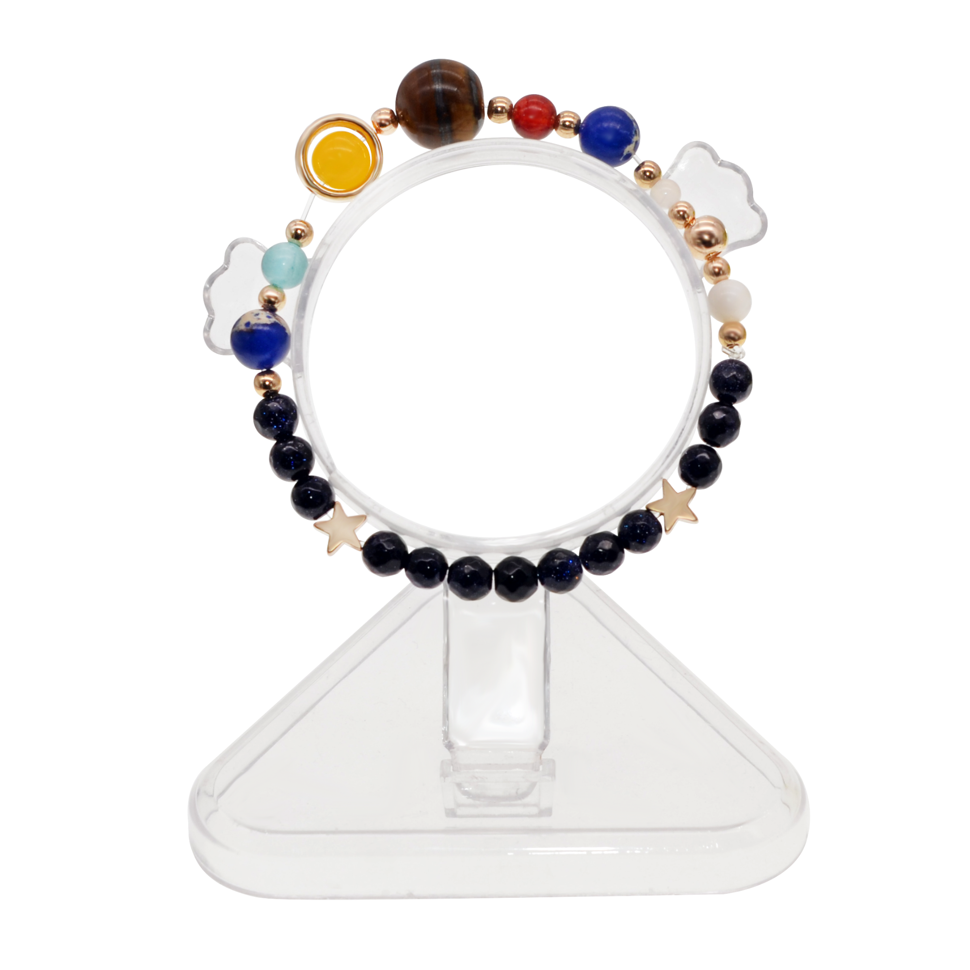 Colorful Yoga Solar System Eight Planets Bracelet