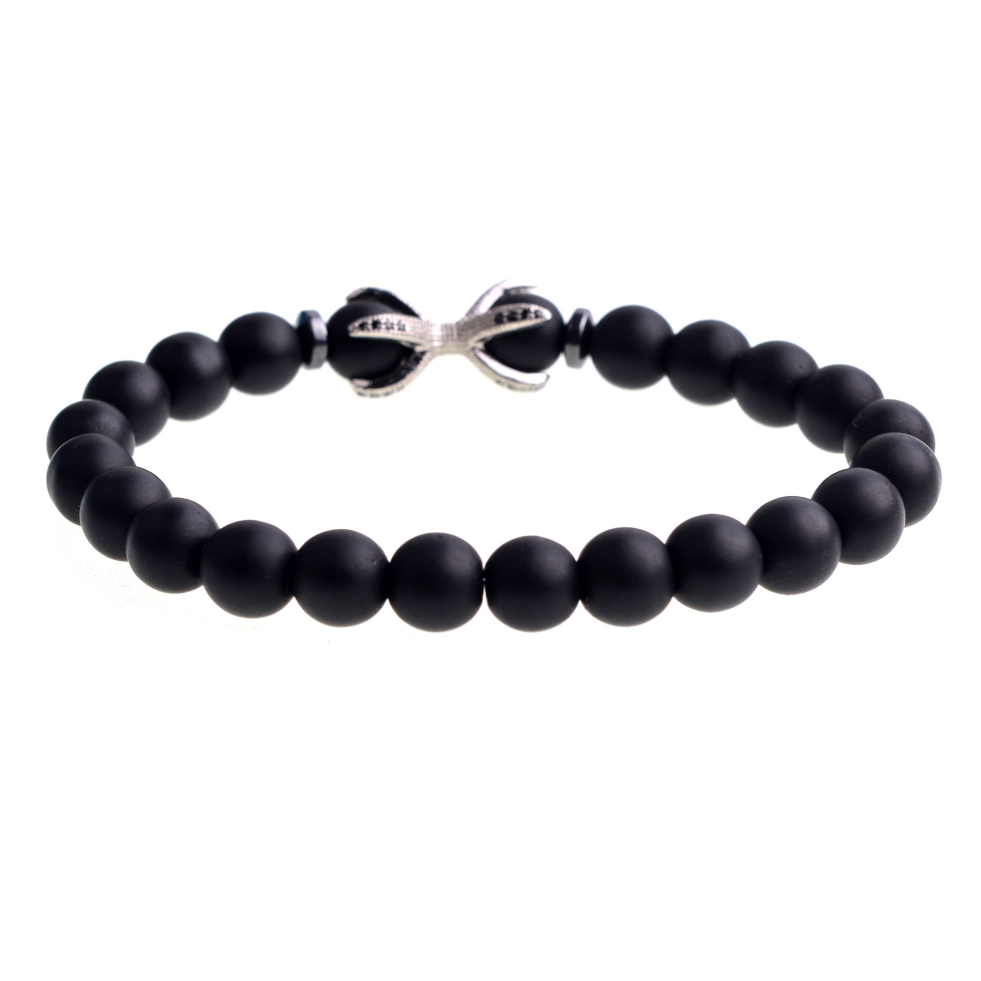 Matted Black Onyx Bracelet