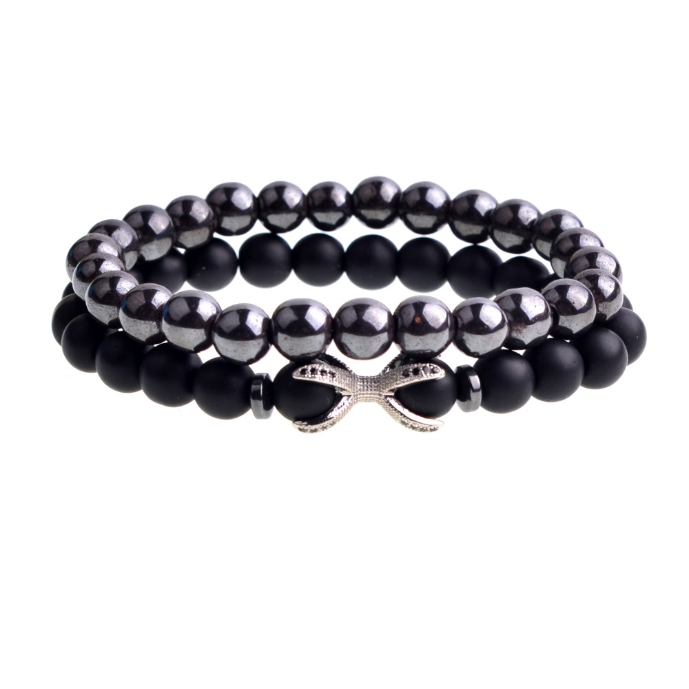 Matted Black Onyx Bracelet