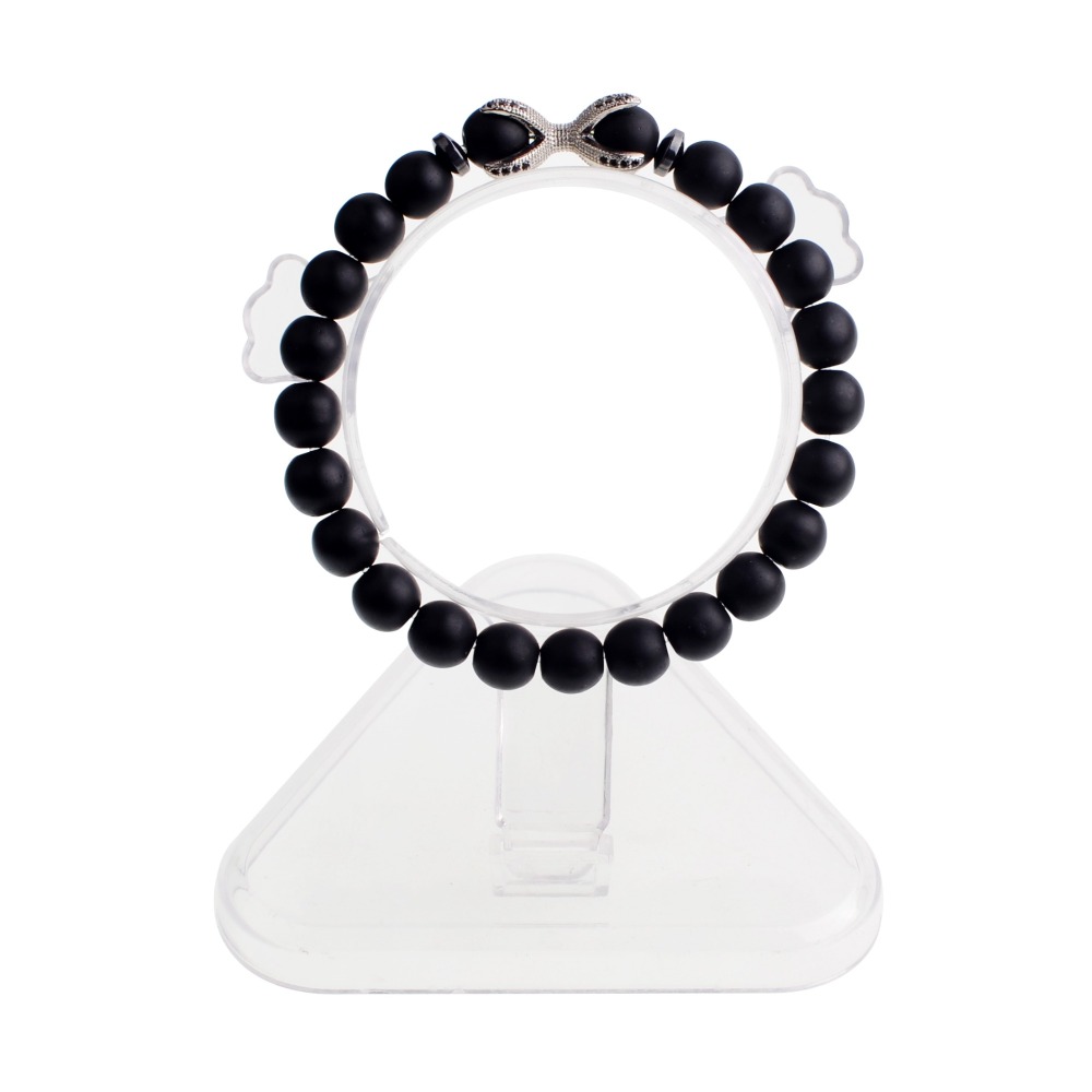 Matted Black Onyx Bracelet