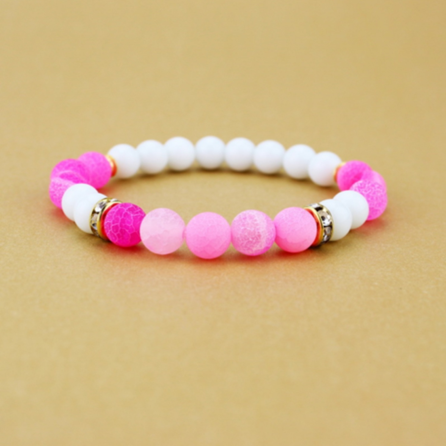 Popular Natural Stone Beads Bracelet Weathering Agate Lady Bracelet