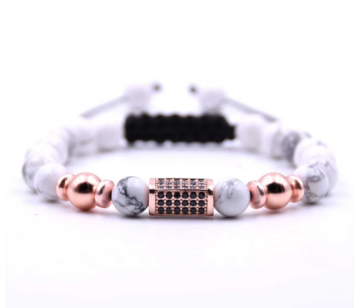 Fashion Simple Natural Stone Hand-woven Bracelet Lovers