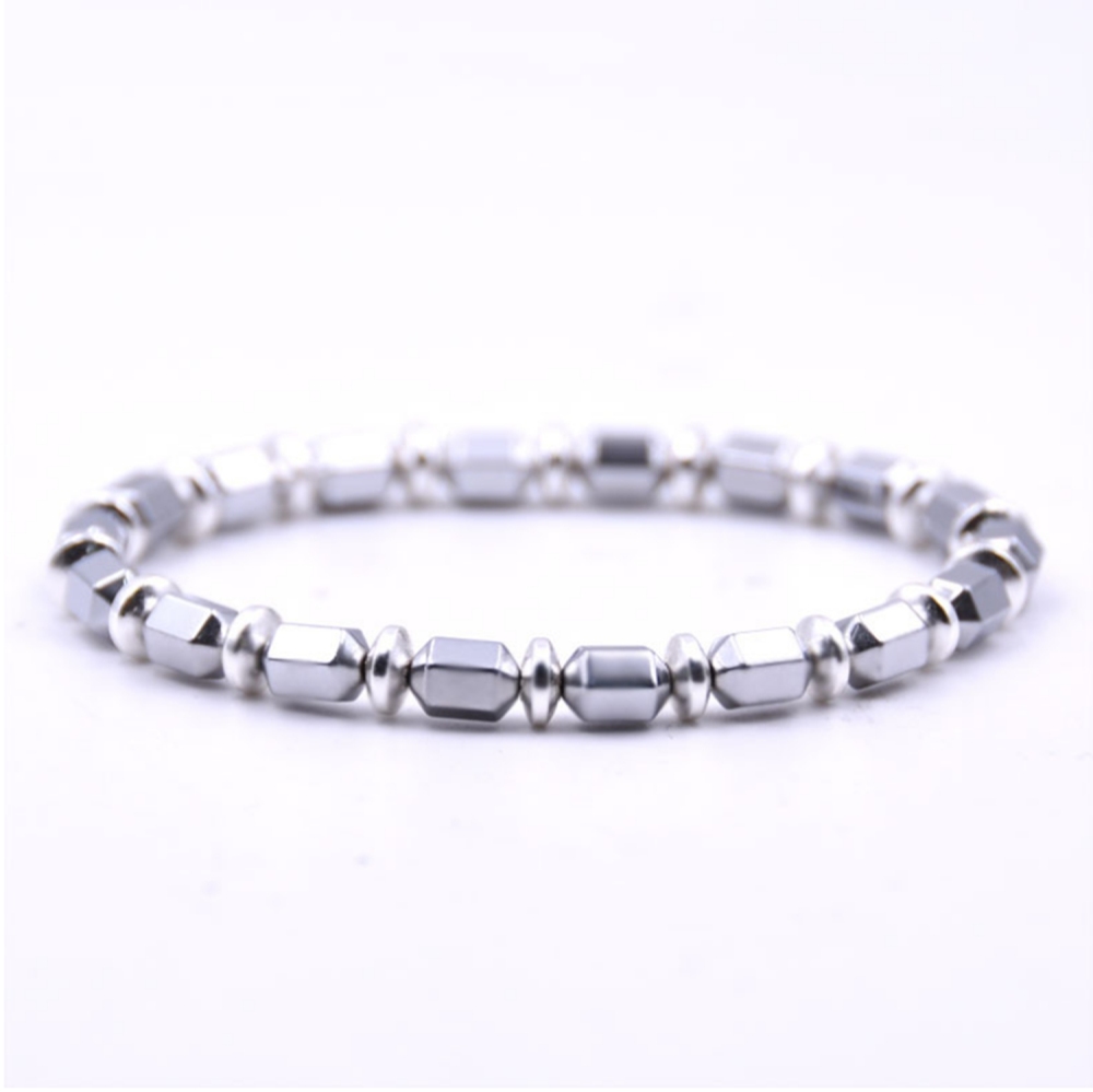 Fashionable And Noble Hexagonal Column Aidi Da Lovers Bracelet