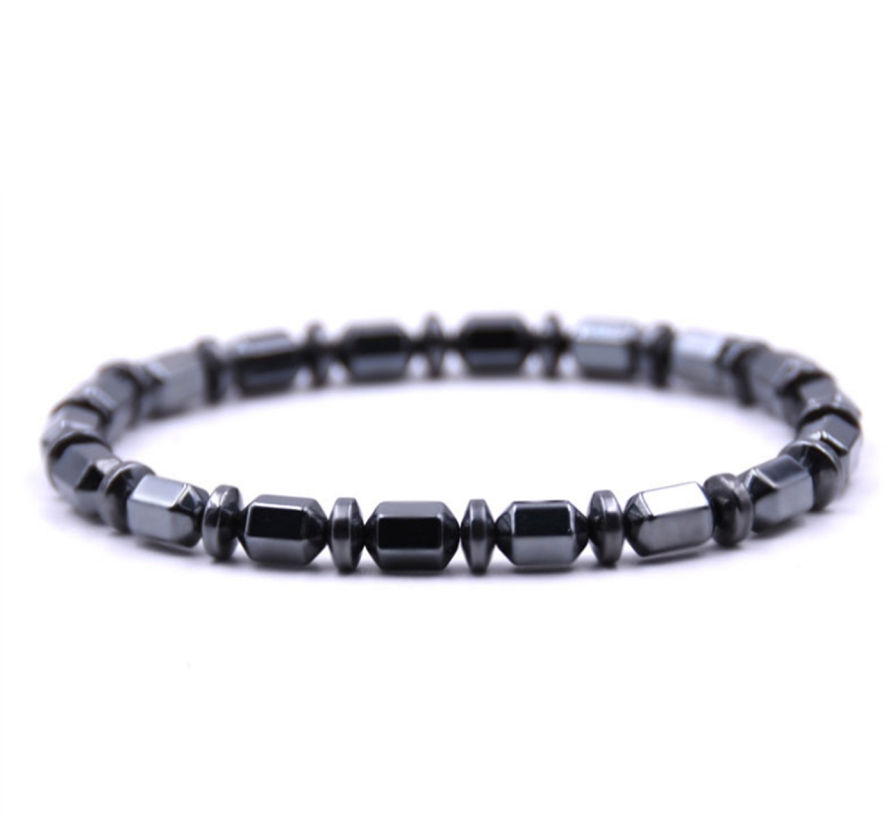 Fashionable And Noble Hexagonal Column Aidi Da Lovers Bracelet