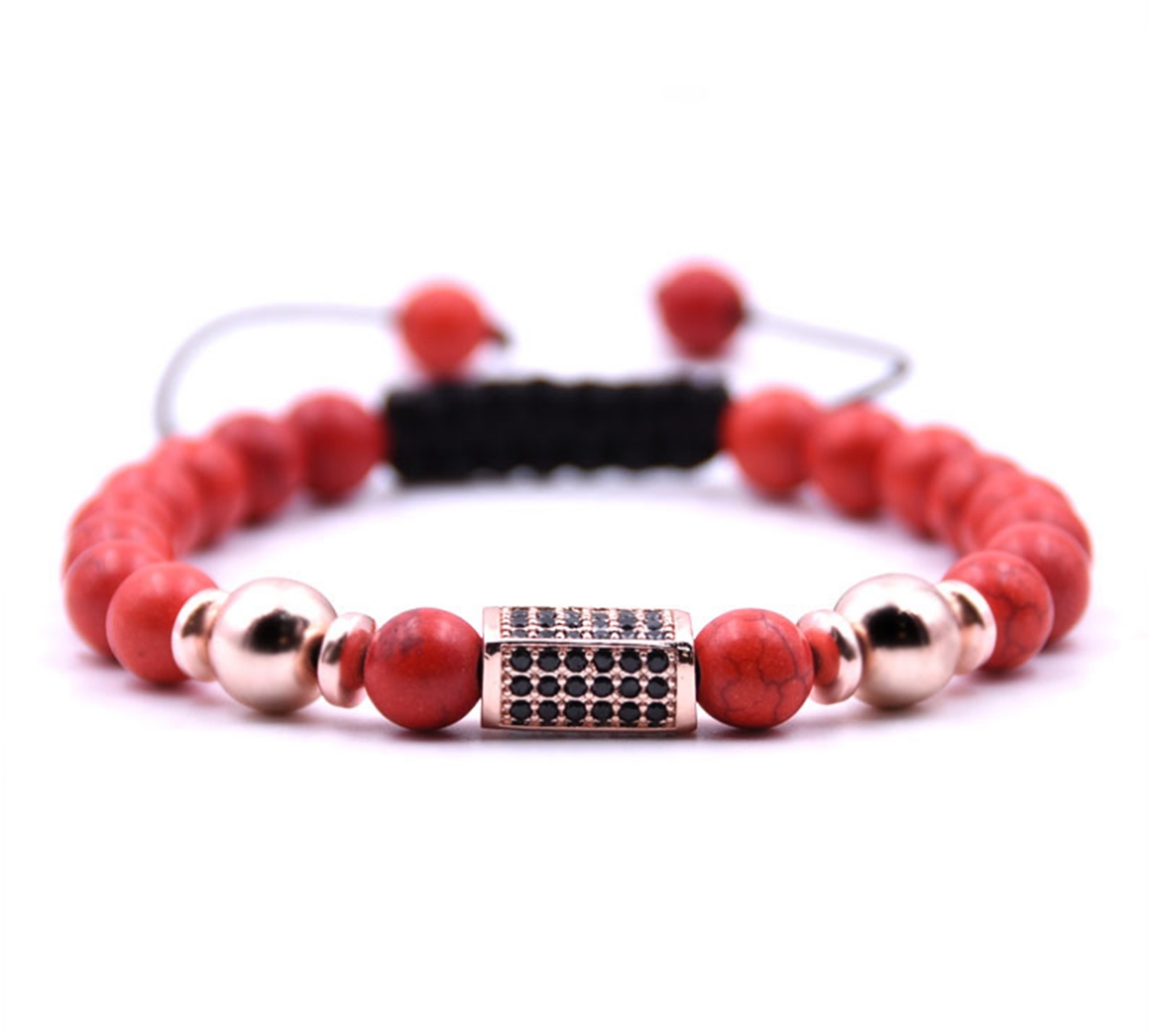 Fashion Simple Natural Stone Hand-woven Bracelet Lovers
