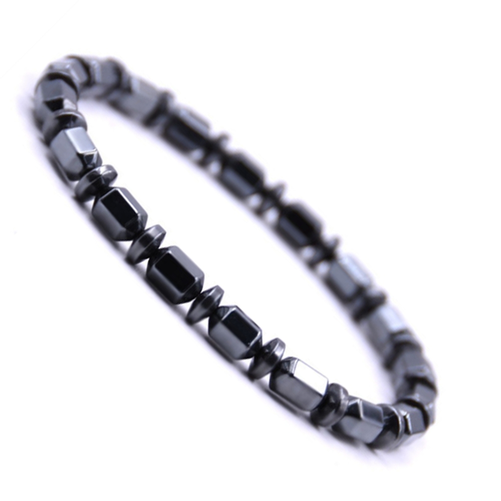 Fashionable And Noble Hexagonal Column Aidi Da Lovers Bracelet