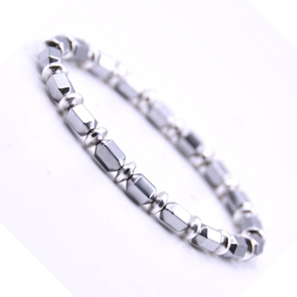 Fashionable And Noble Hexagonal Column Aidi Da Lovers Bracelet