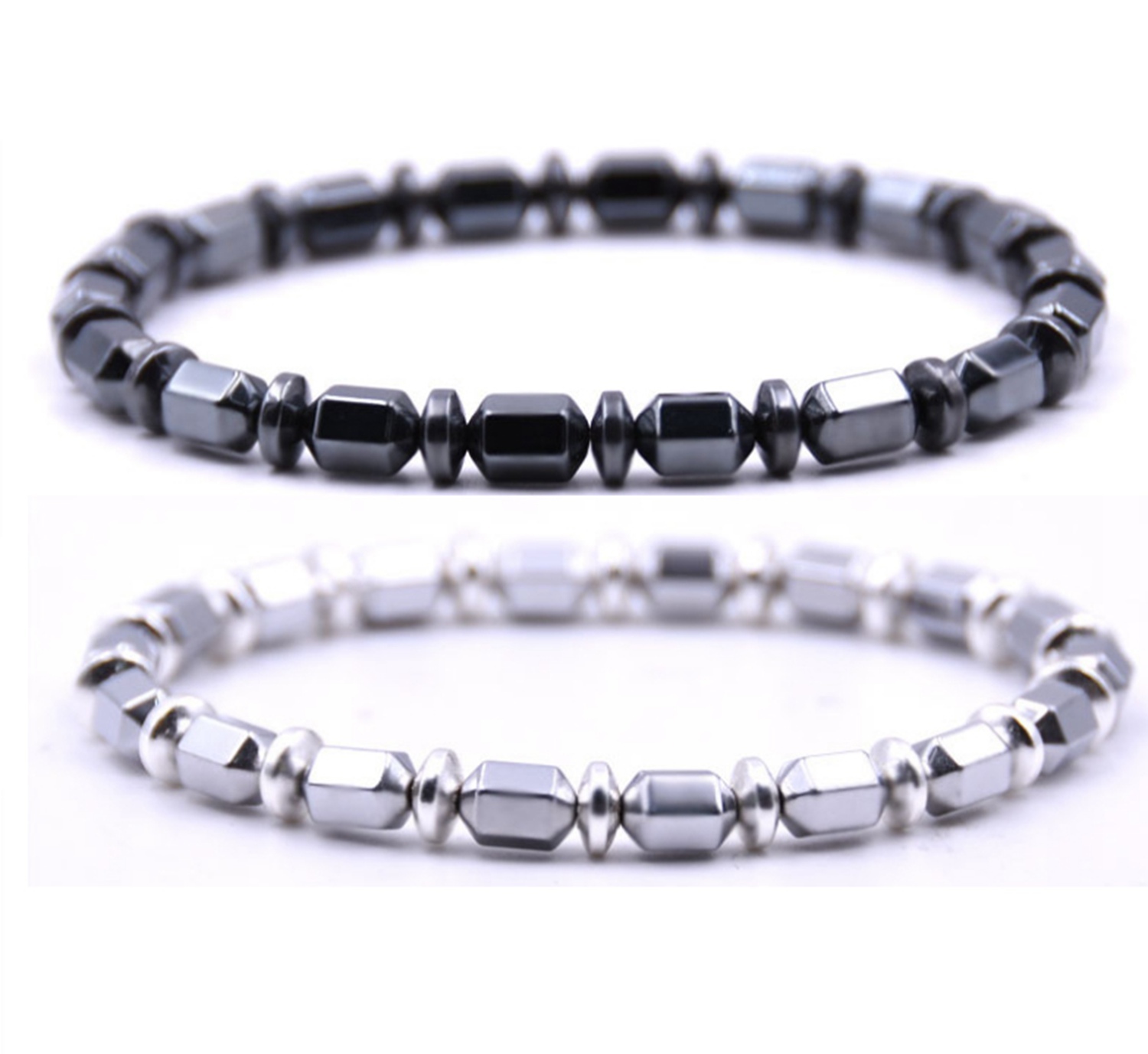 Fashionable And Noble Hexagonal Column Aidi Da Lovers Bracelet