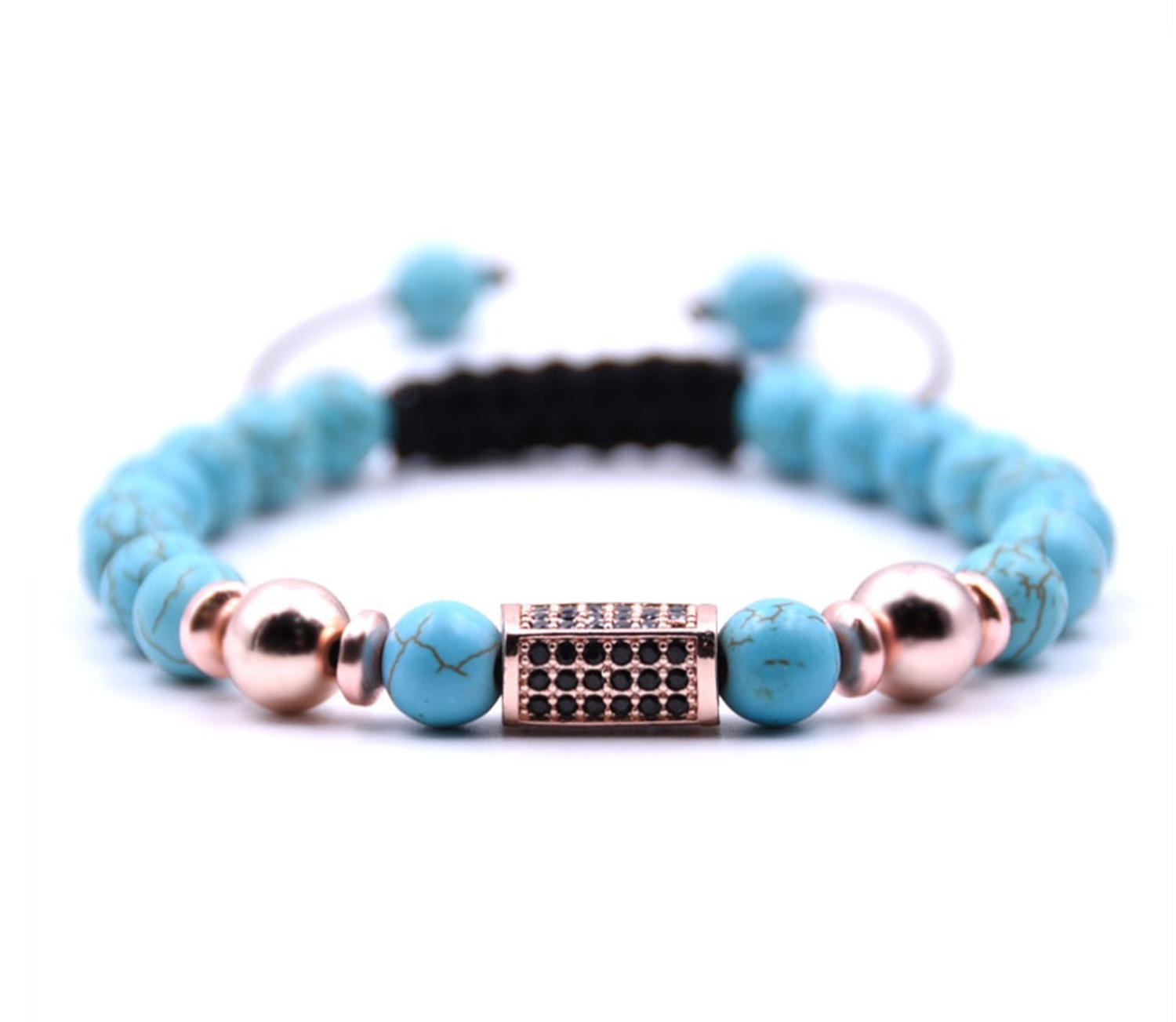 Fashion Simple Natural Stone Hand-woven Bracelet Lovers