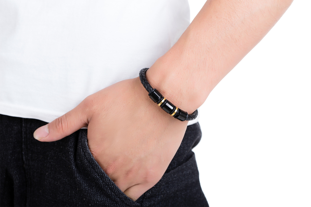 Fashion Alloy Leather Bracelets Bangles Multilayer Bracelets Jewelry Gift