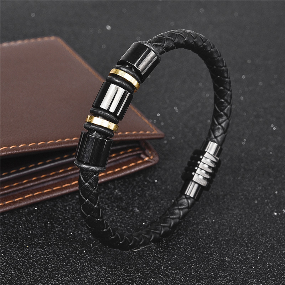 Fashion Alloy Leather Bracelets Bangles Multilayer Bracelets Jewelry Gift
